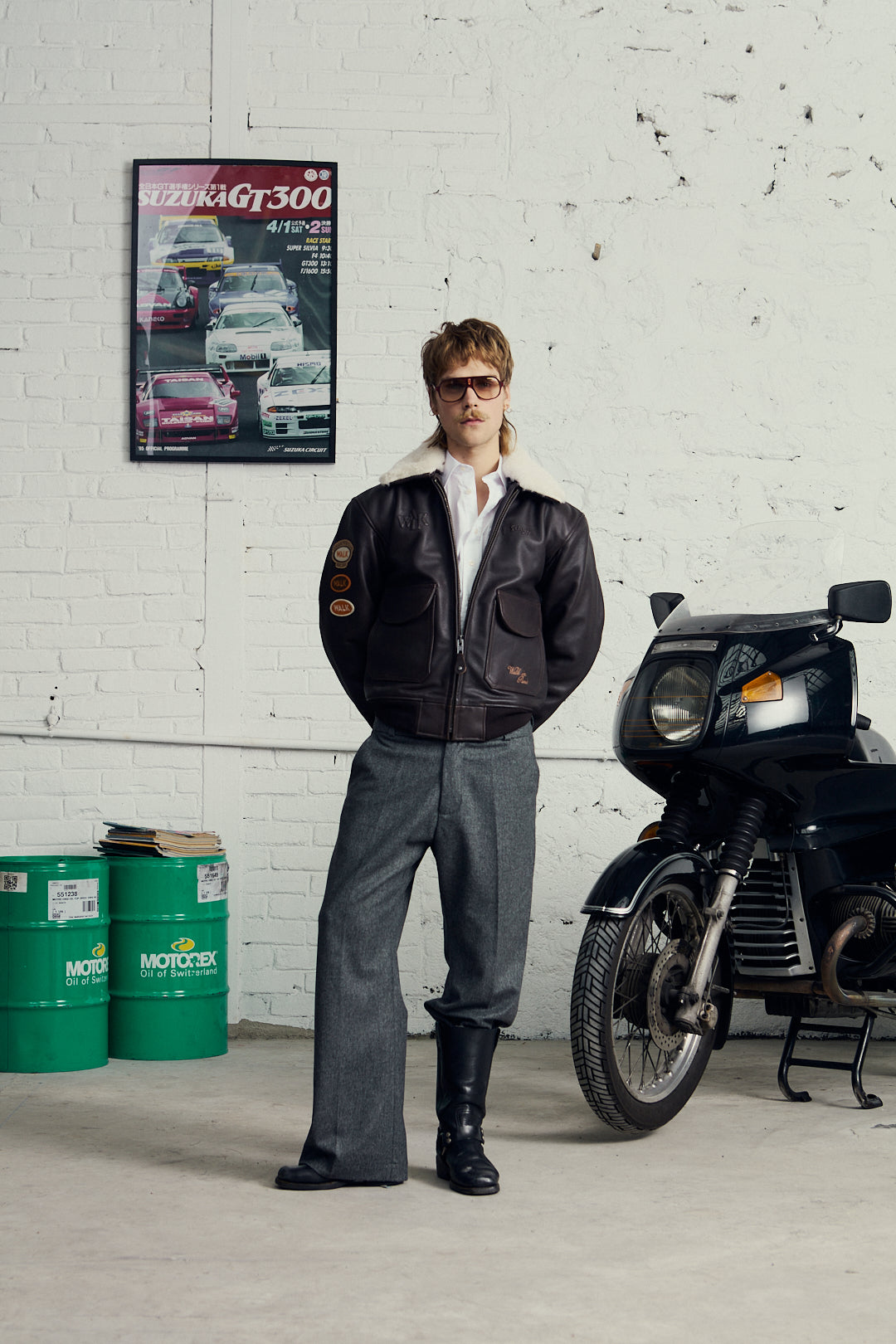 Walk in Paris x Schott NYC ® - La flight jacket marron Youngtimer