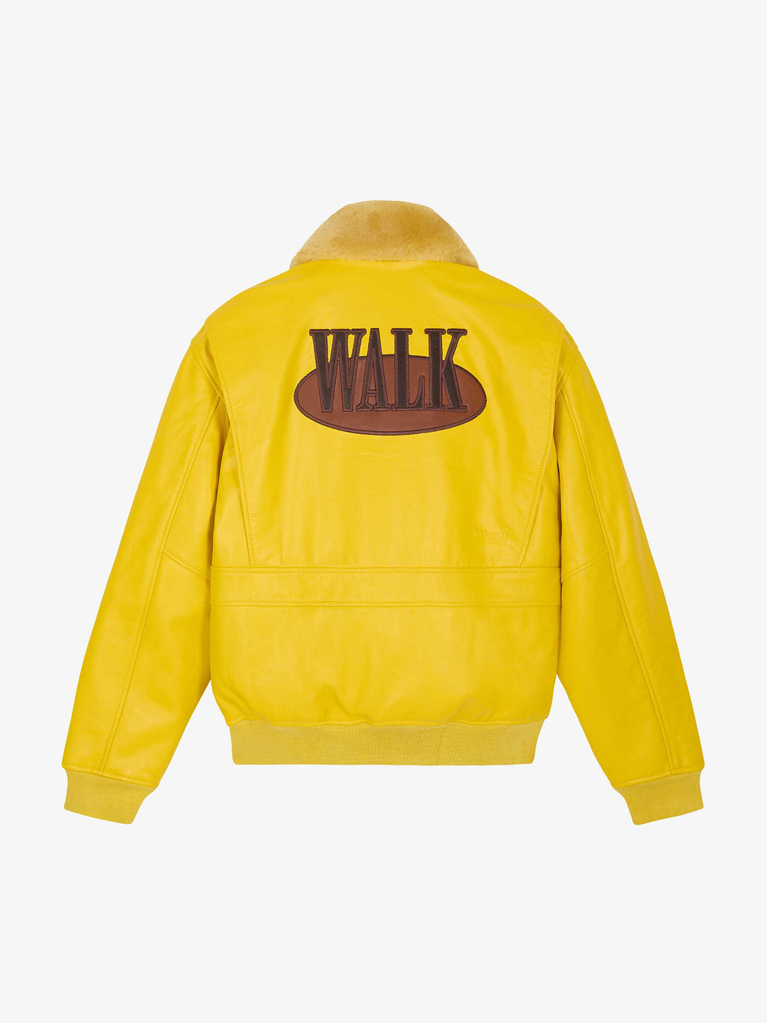 Walk in Paris X Schott NYC ® - The yellow flight jacket