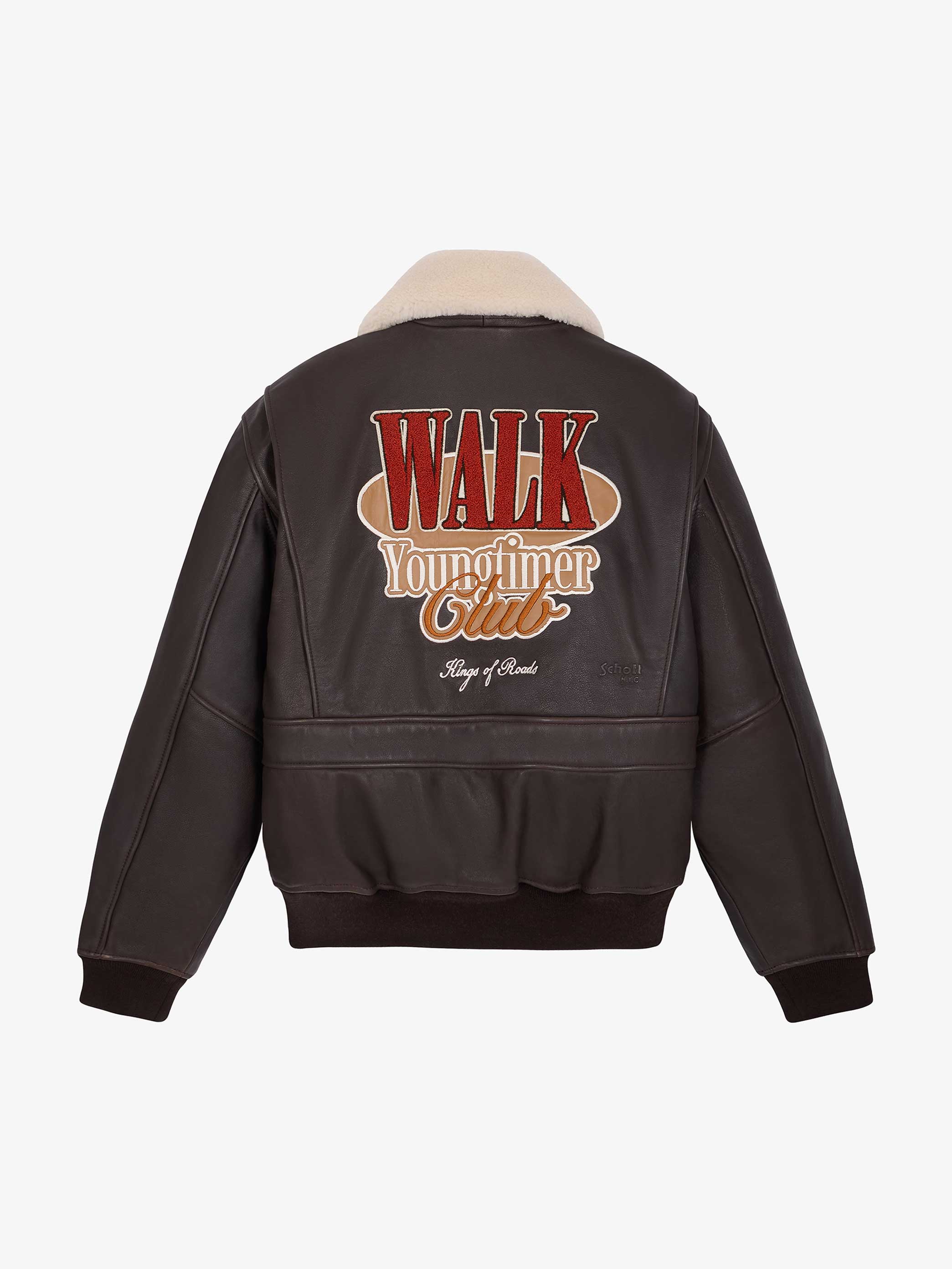 Walk in Paris X Schott NYC ® - The Youngtimer brown flight jacket 1