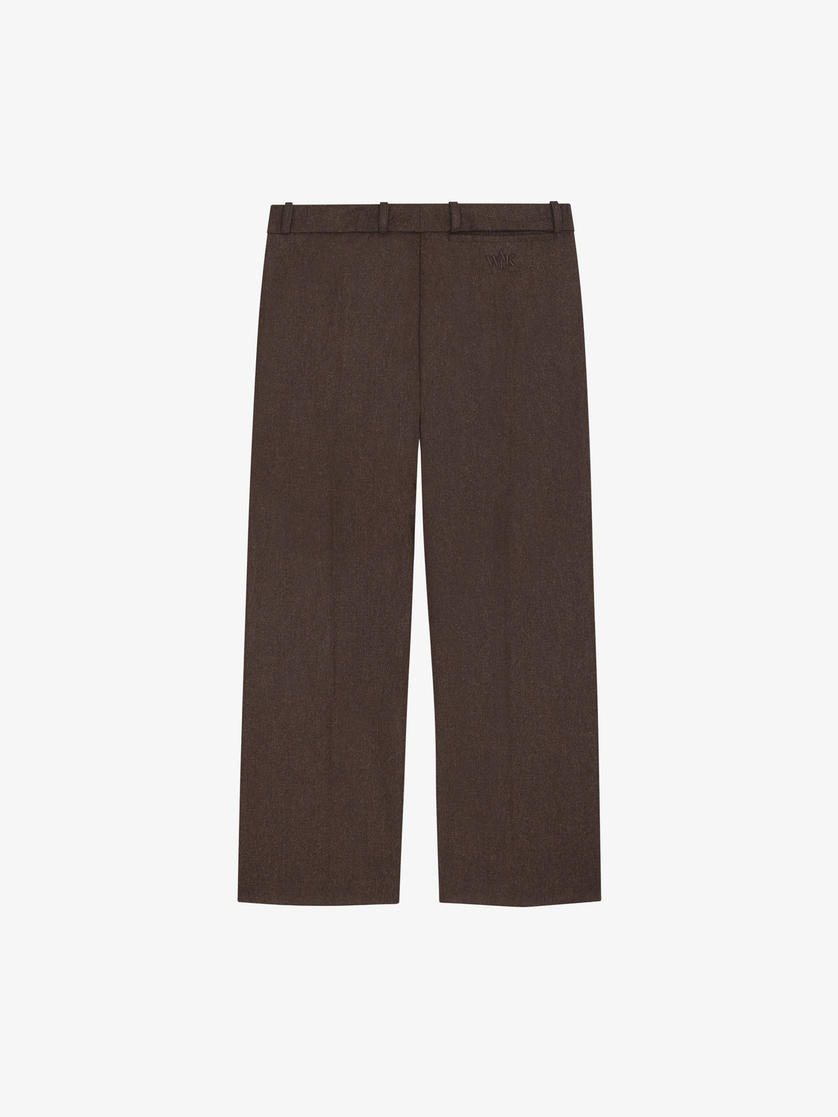 Brown wool suit pants