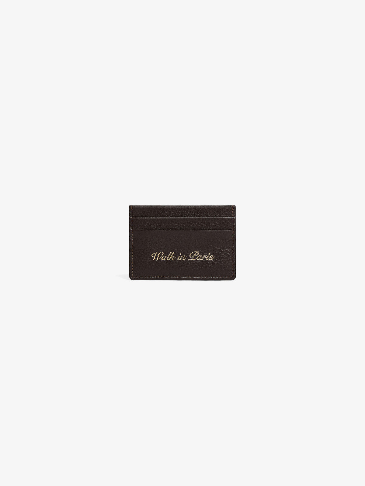Le porte-cartes marron