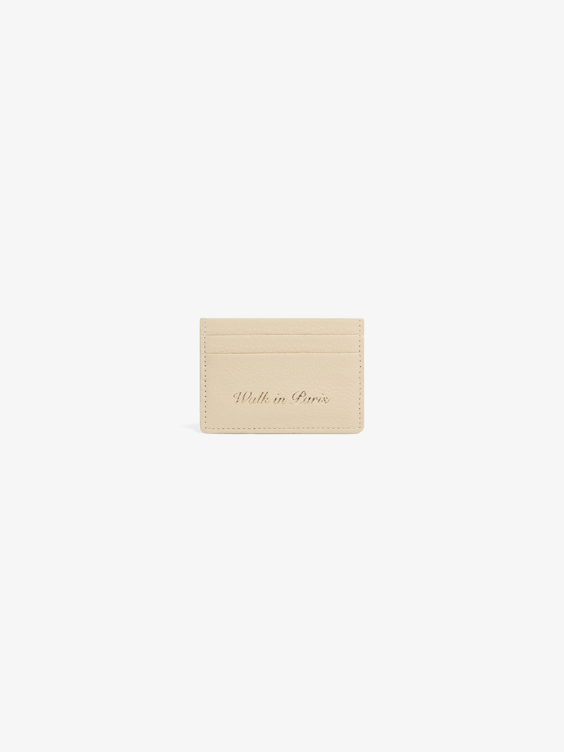 Le porte-cartes beige
