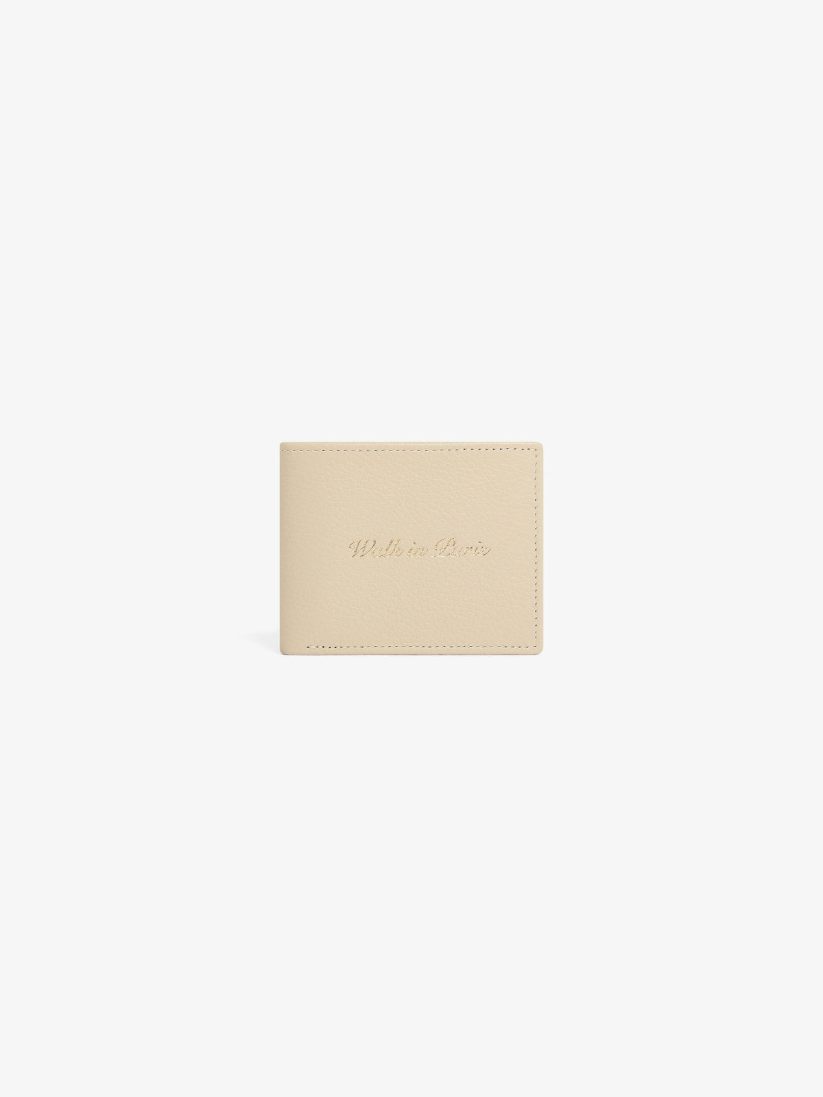 The beige wallet