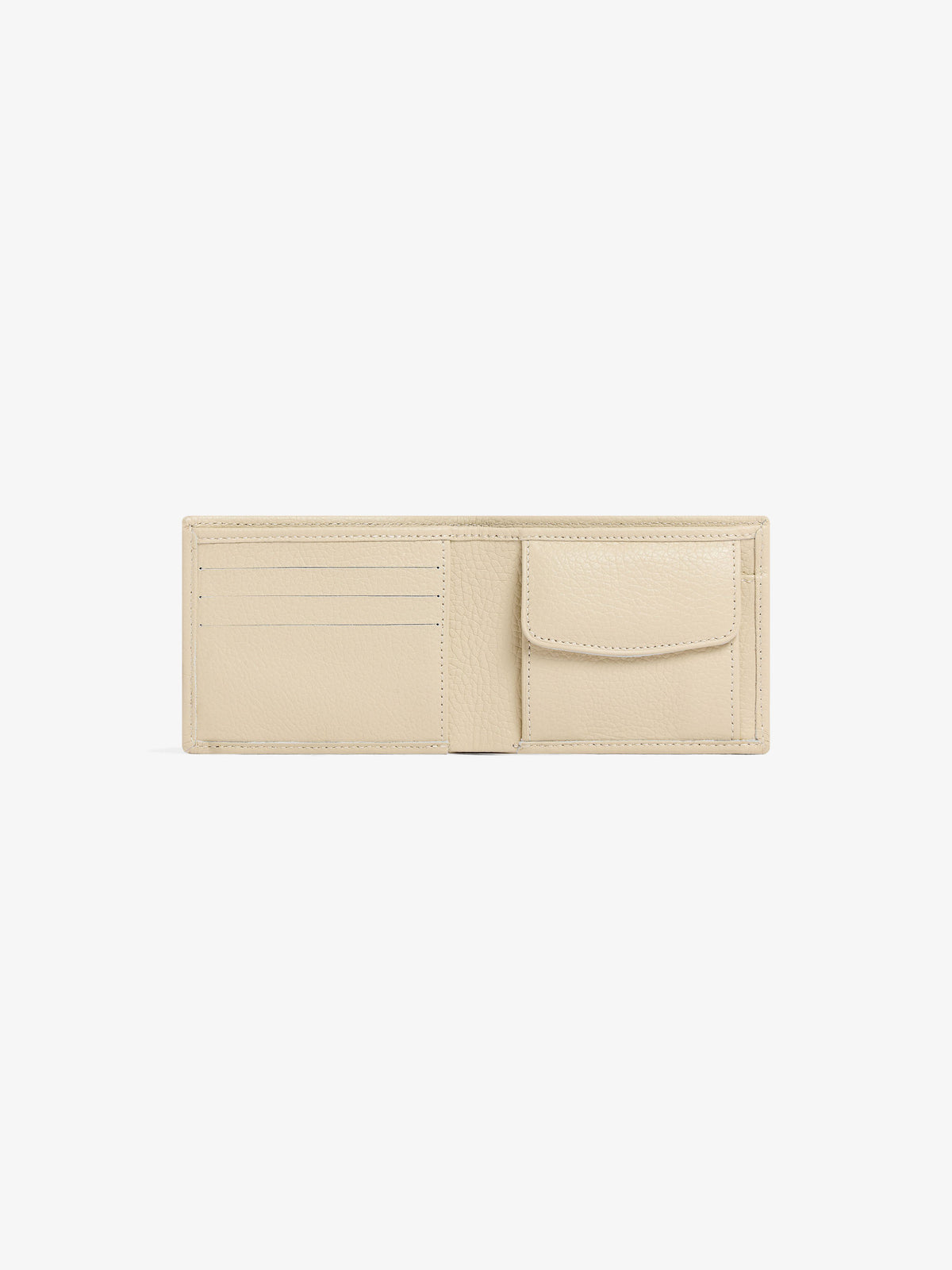 The beige wallet
