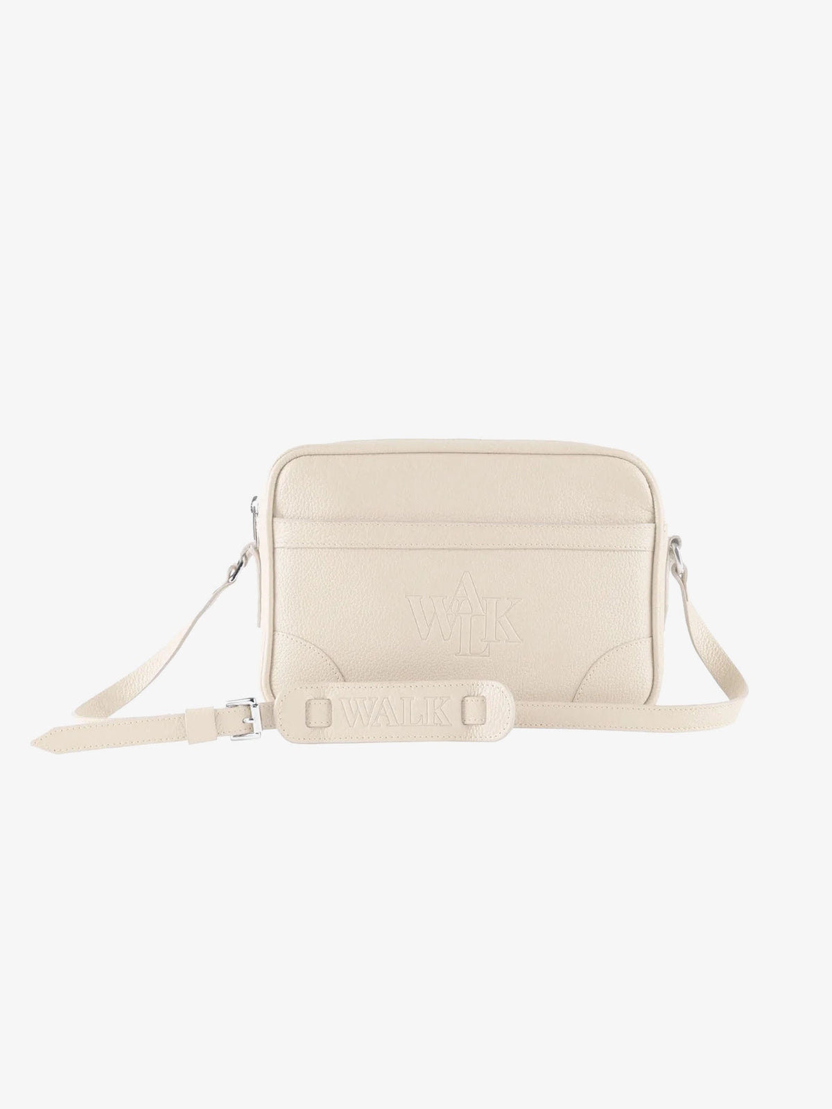 La sacoche en cuir beige