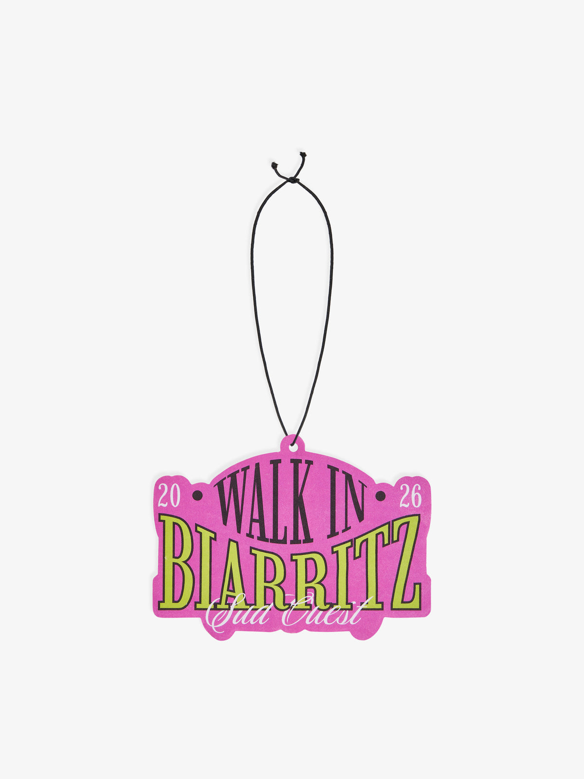 The "Walk in Biarritz" rose-scented tree air freshener