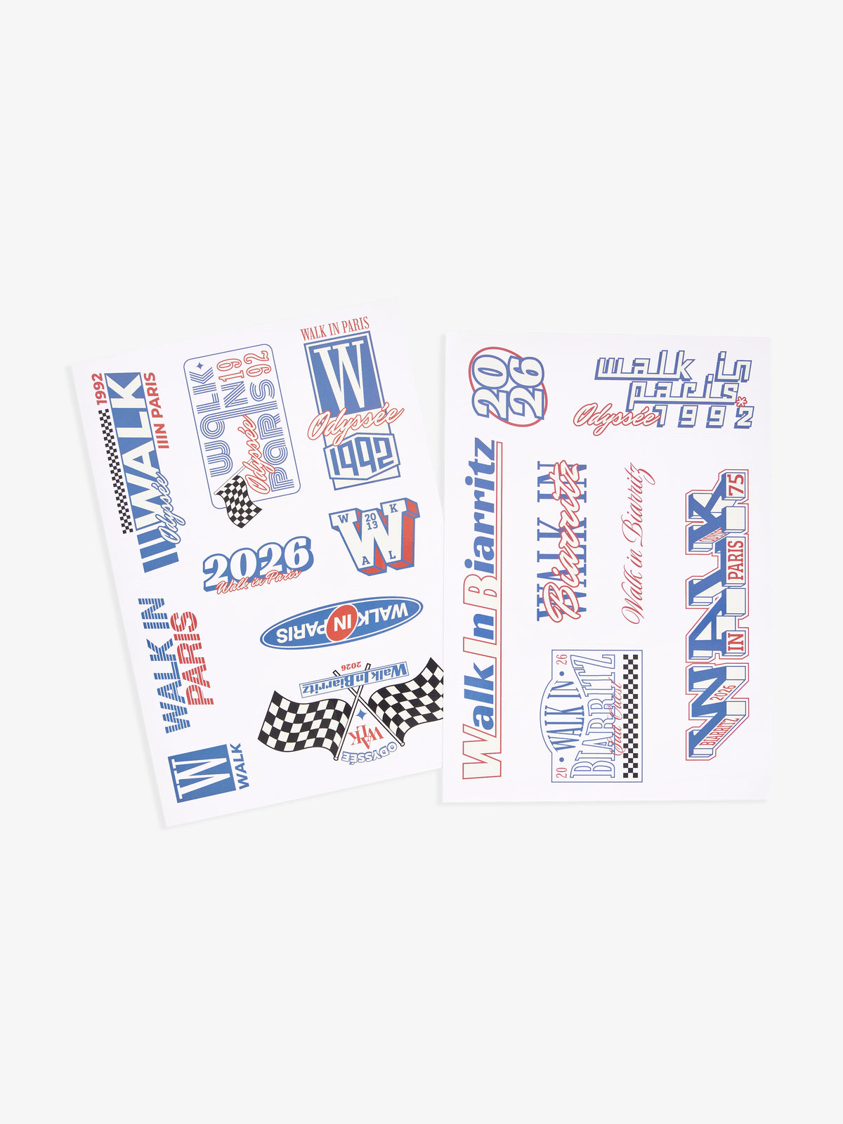 "Walk in Biarritz" Motor Racing stickers
