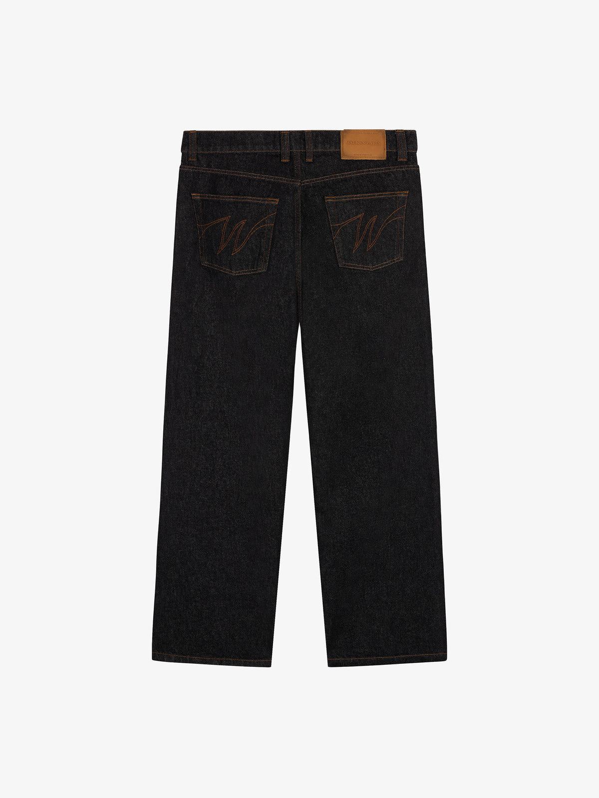 Le pantalon regular en denim brut