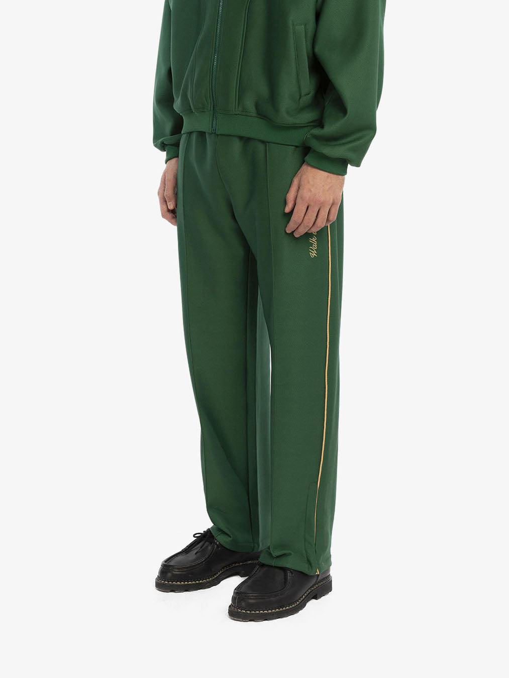 Le pantalon de jogging héritage vert