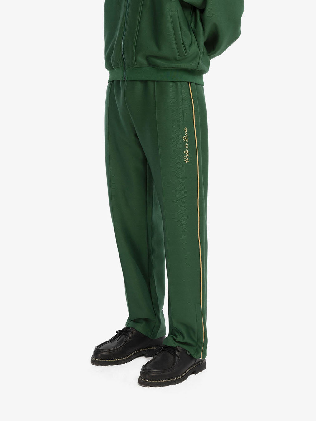 Le pantalon de jogging héritage vert