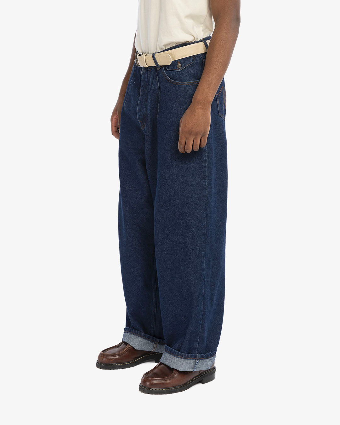 Original Wash denim balloon pants