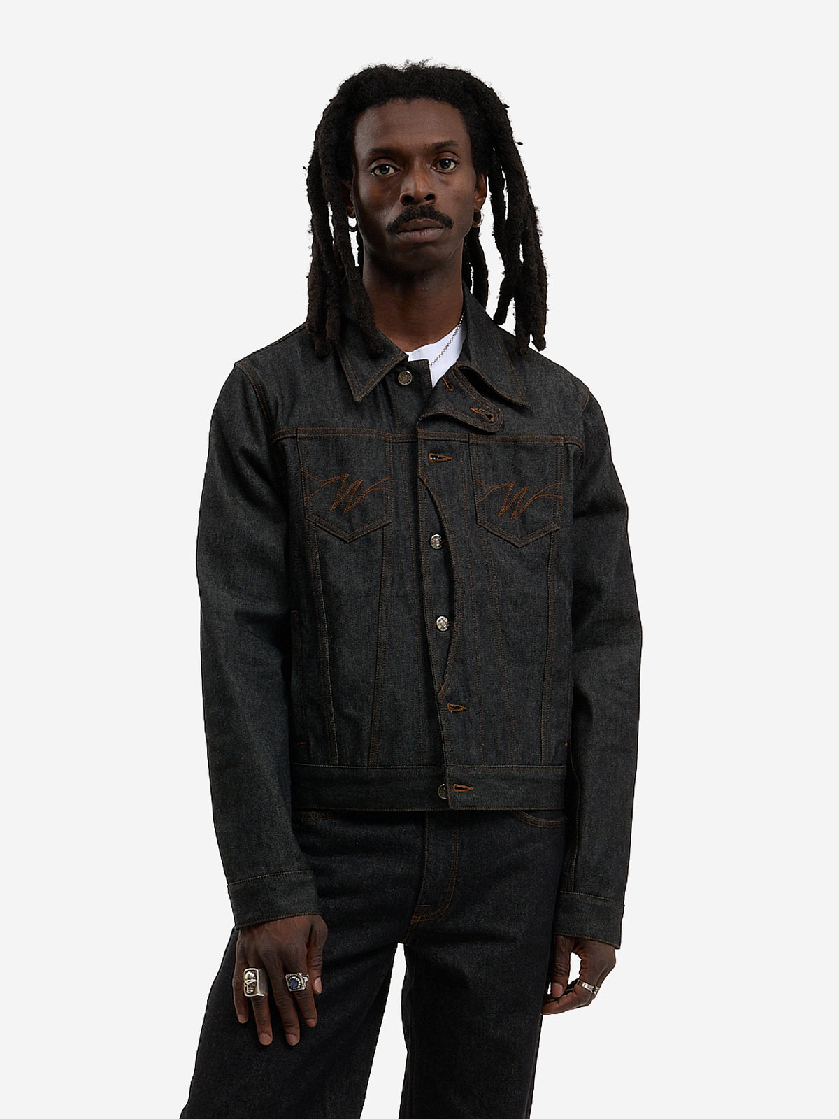 La veste du postier en denim brut