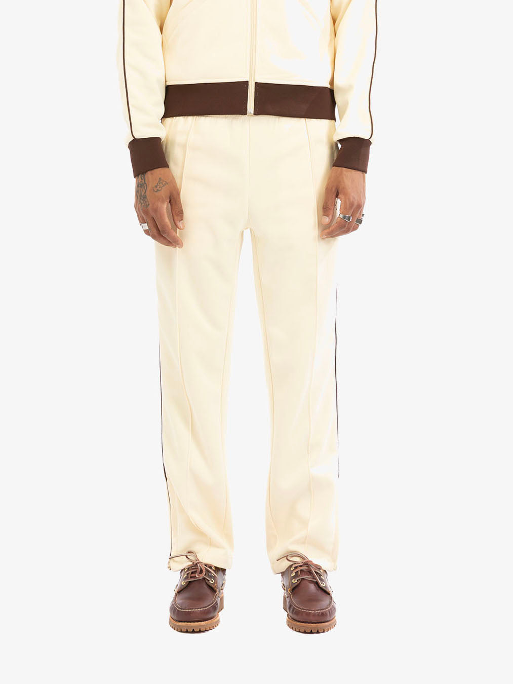 Le pantalon de jogging Signature beige