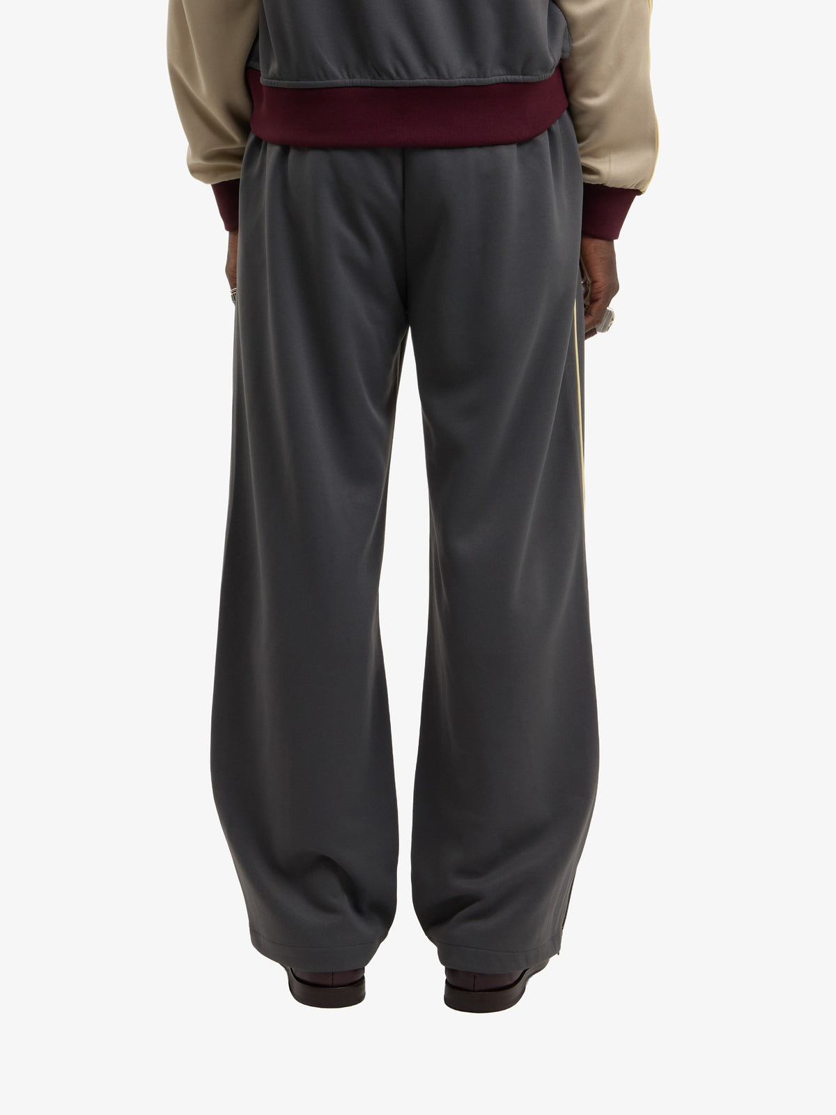 The grey and beige Signature jogging pants