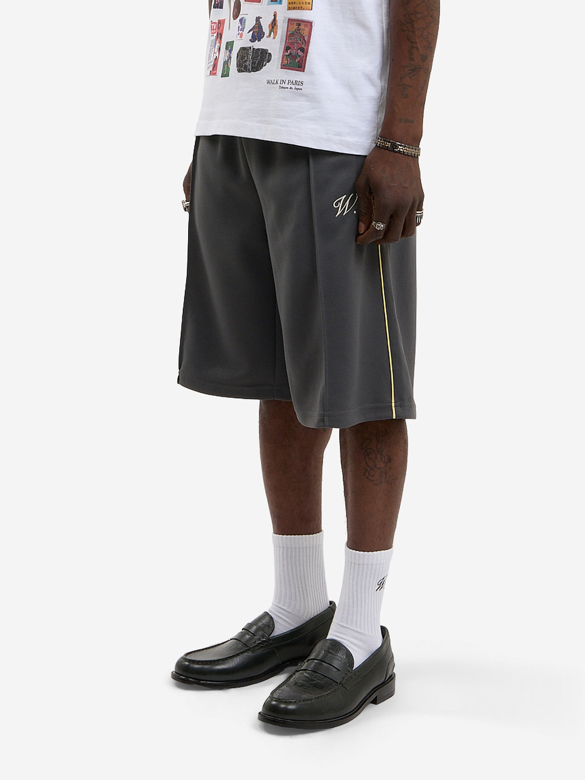 Le short de jogging Signature gris