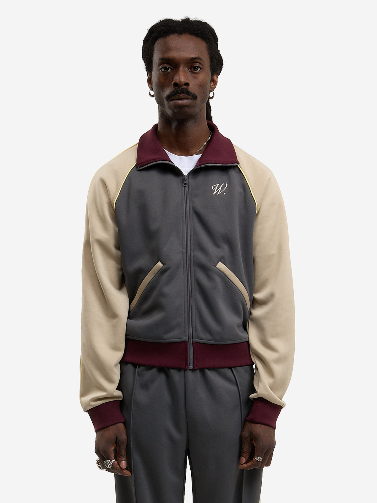 La veste de jogging Signature grise