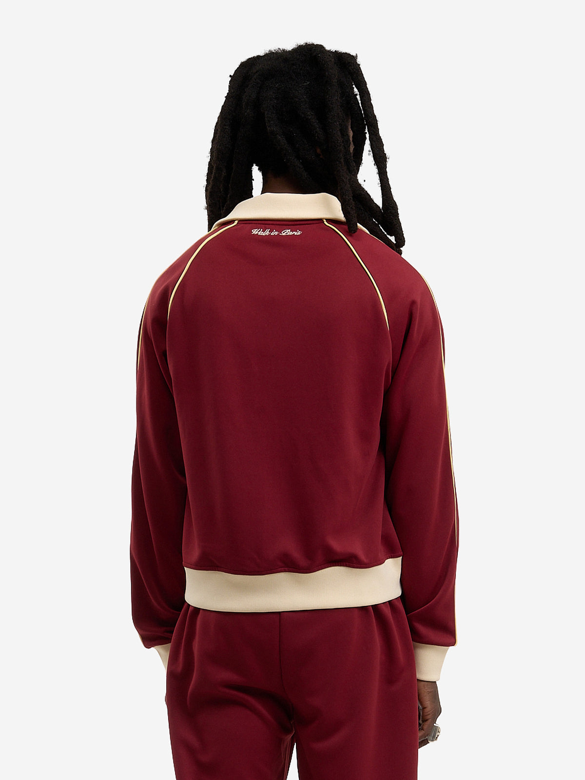 The Signature burgundy jogging jacket