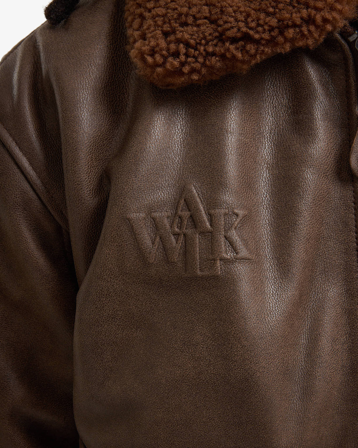 Walk in Paris x Schott NYC ® - La flight jacket ambre