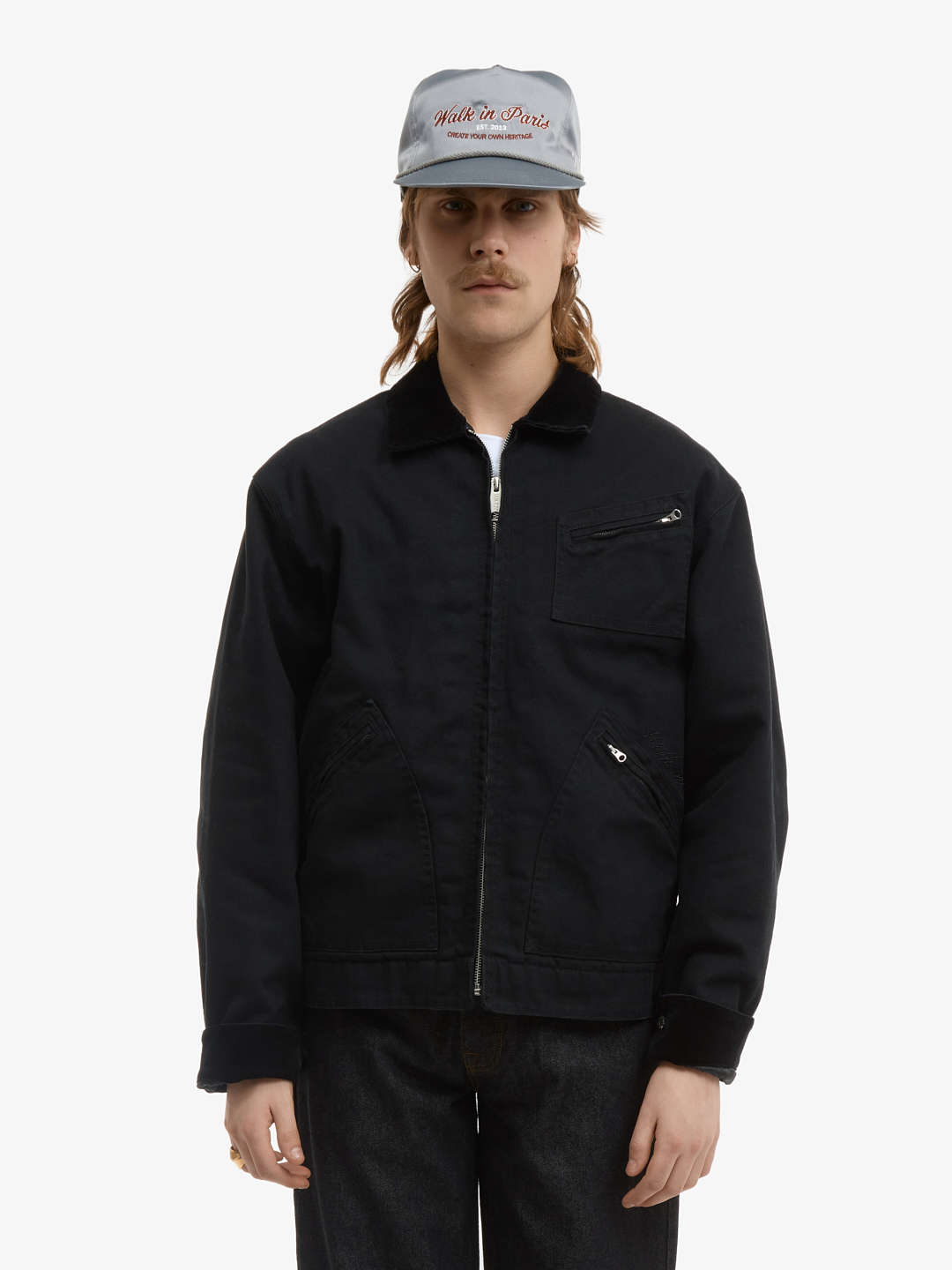La veste Journeyman en canvas noire