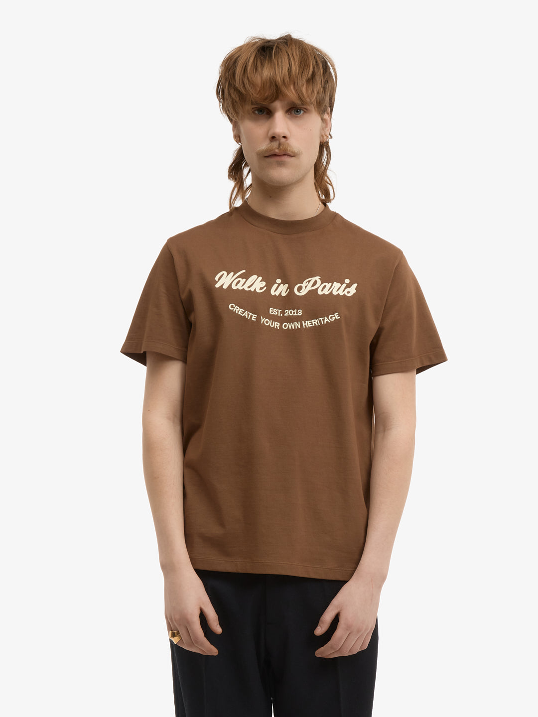 Le t-shirt Héritage marron