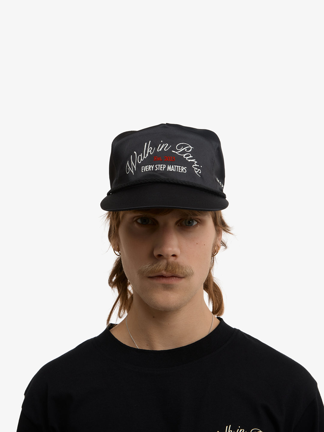 La casquette trucker en nylon noire