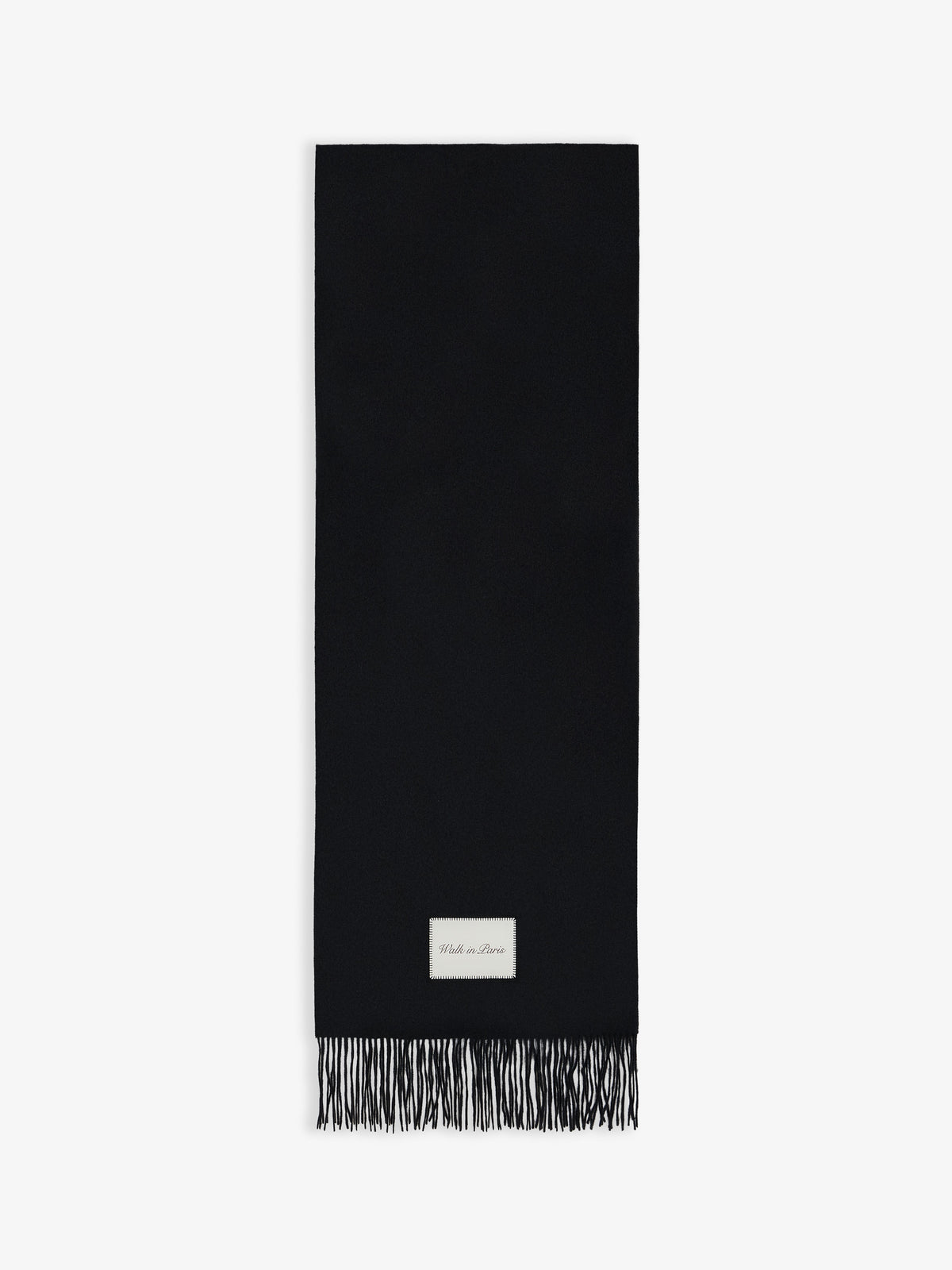 L'écharpe Classique en laine noire