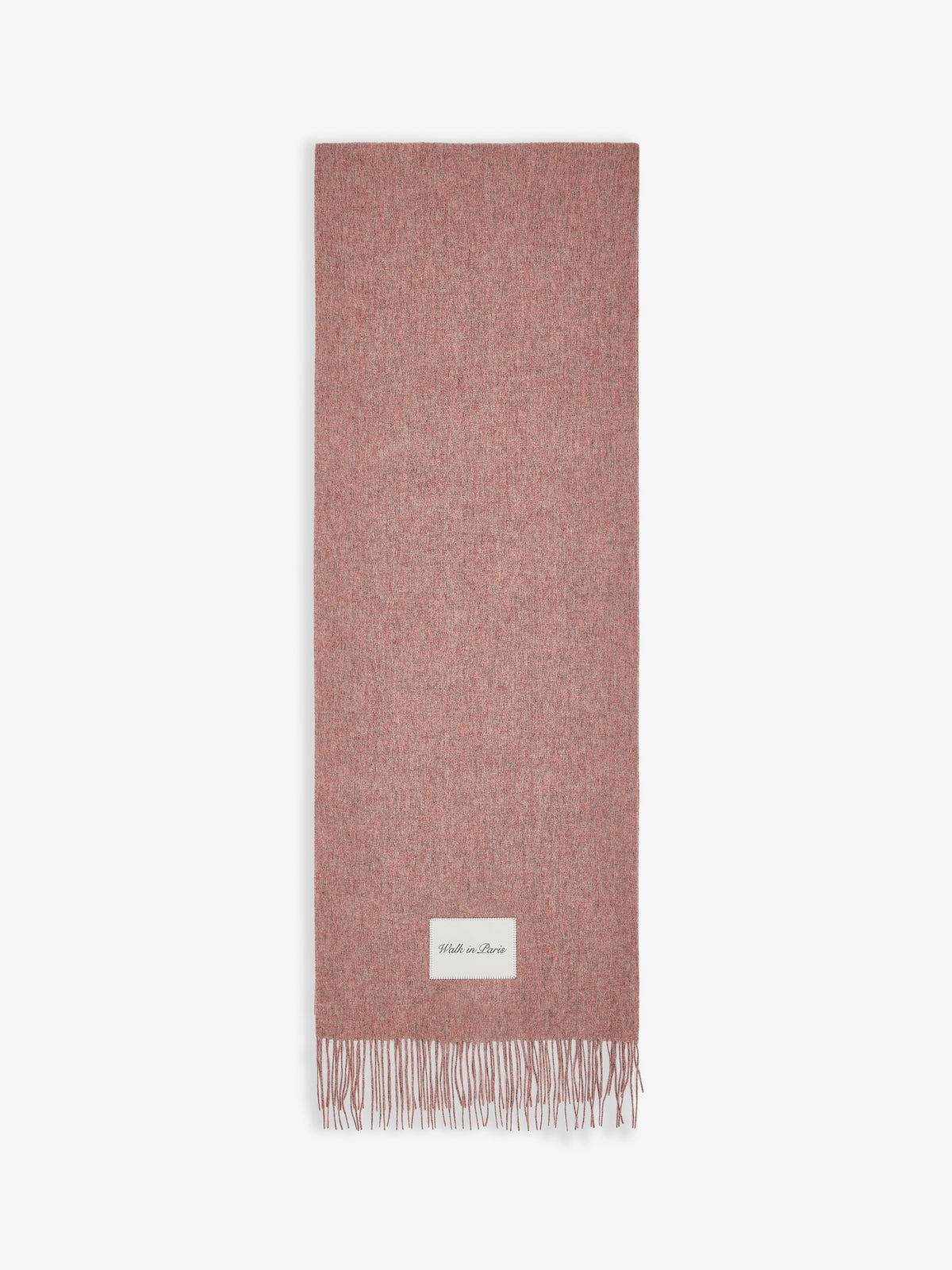 L'écharpe Classique en laine rose