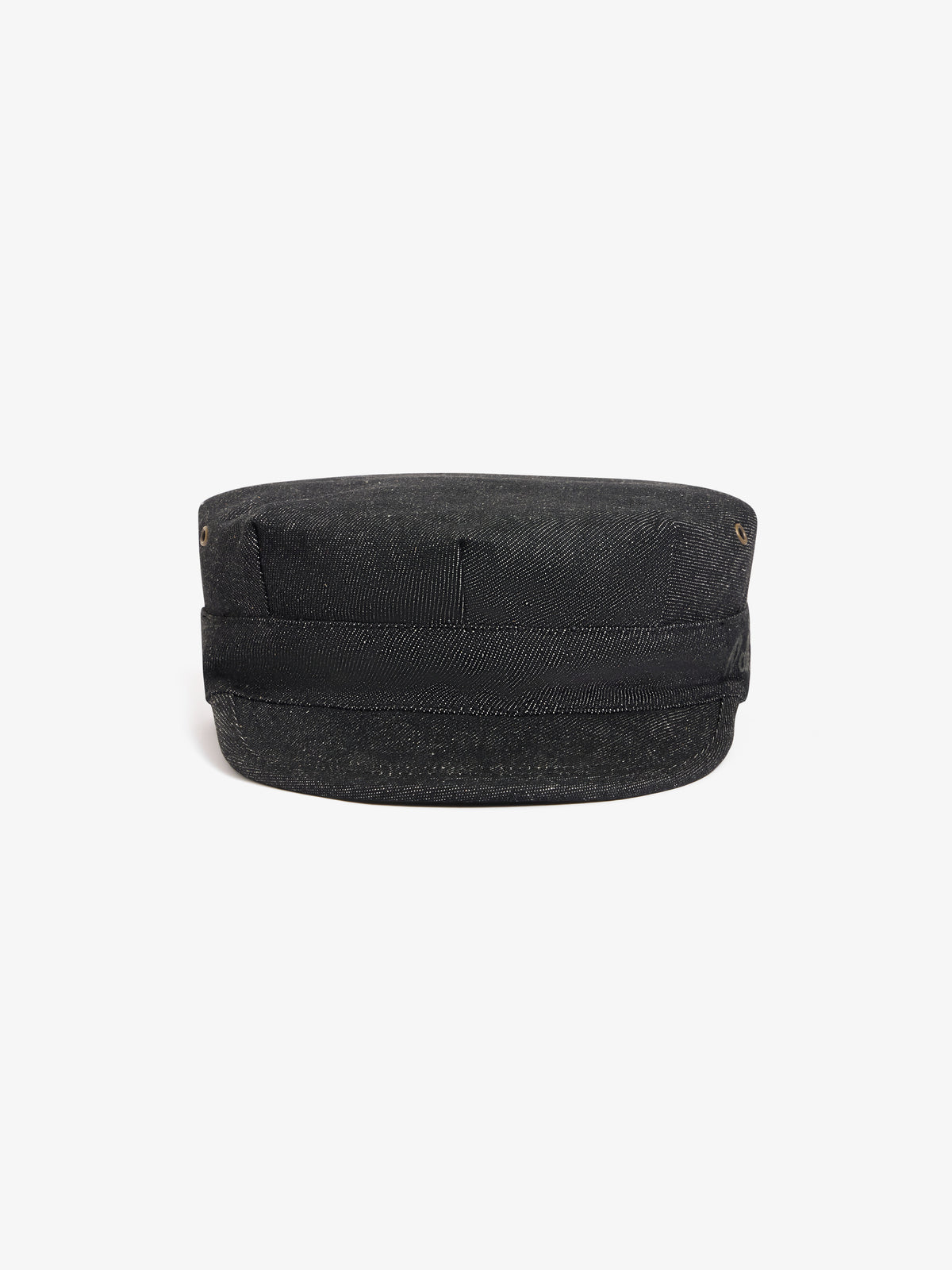 La casquette Cooker en denim noir