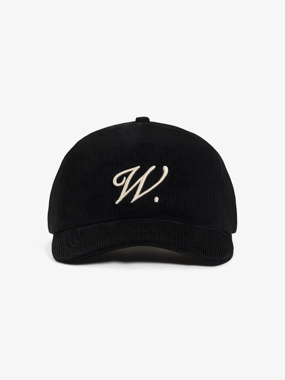 La casquette Baseball en velours côtelé noire