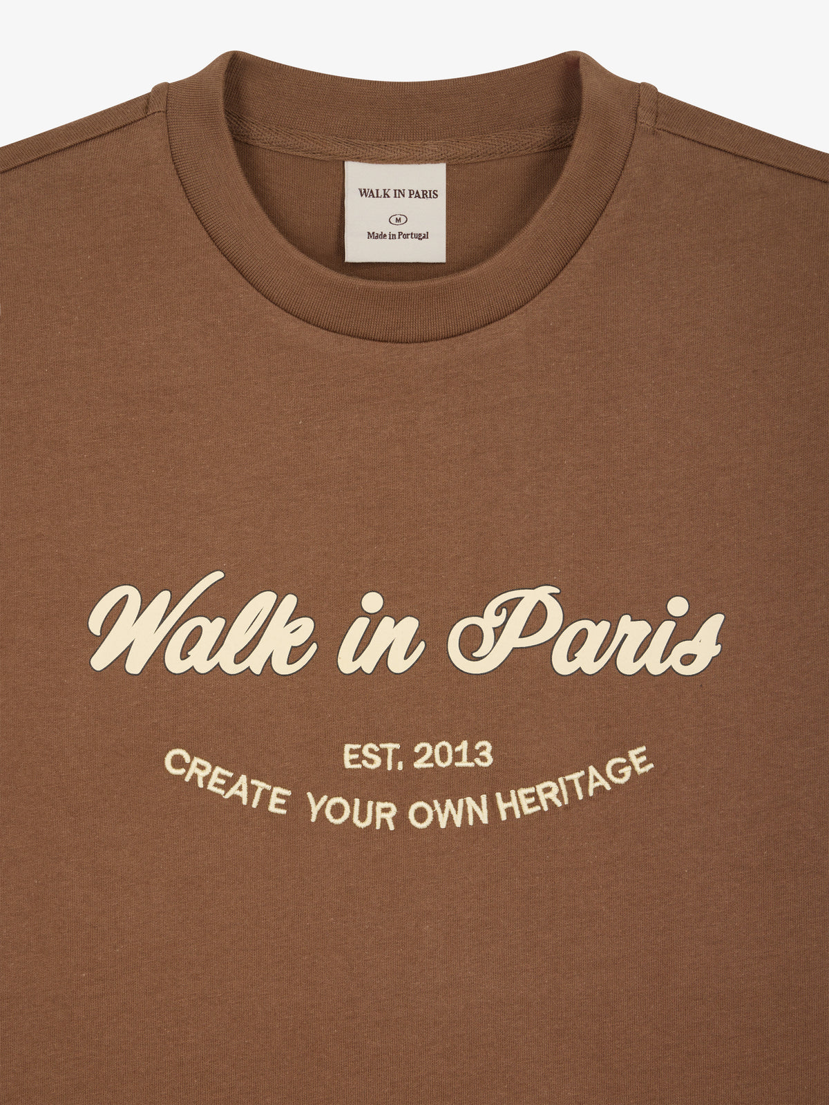 Le t-shirt Héritage marron