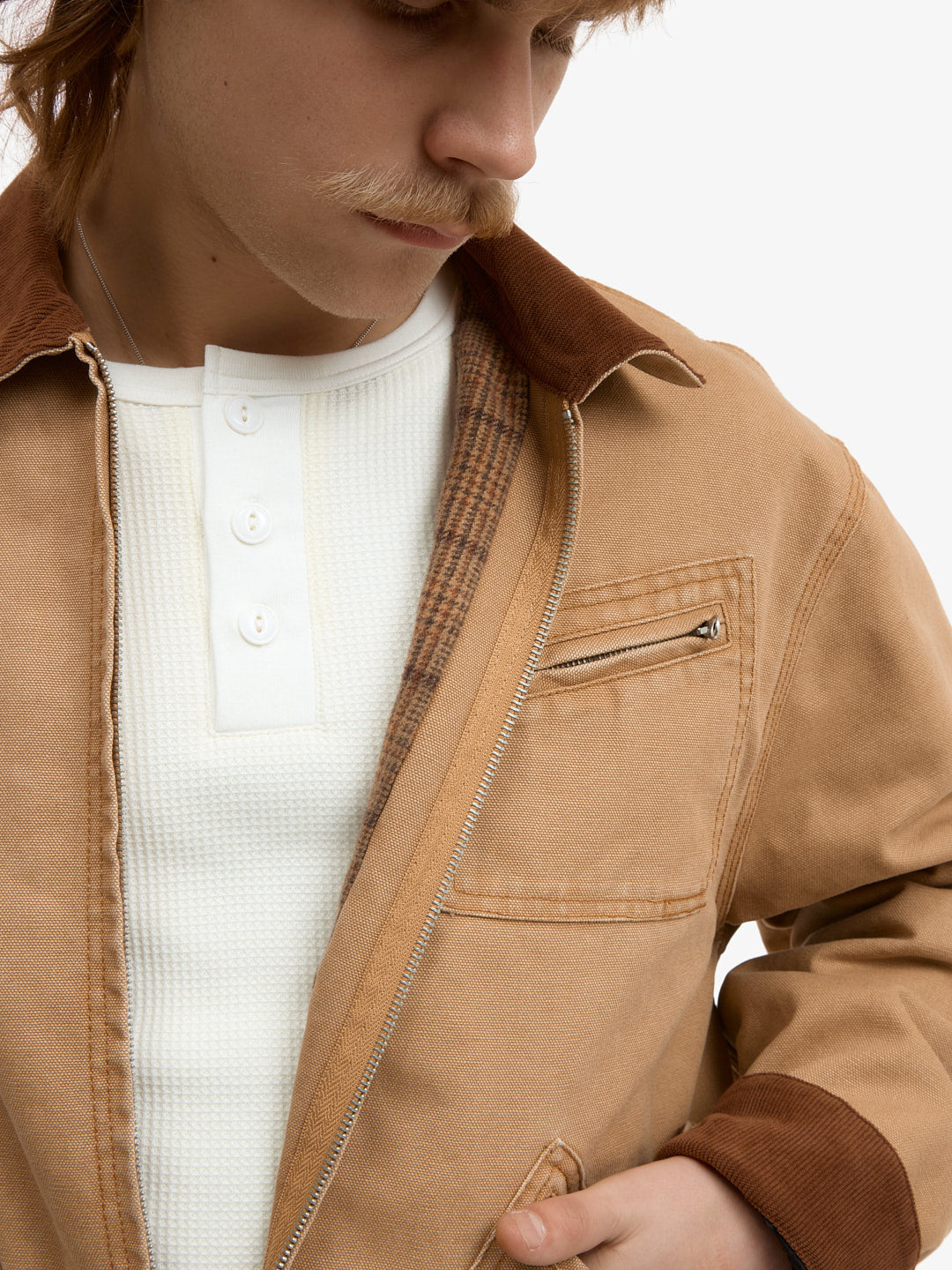 The Journeyman jacket in beige canvas