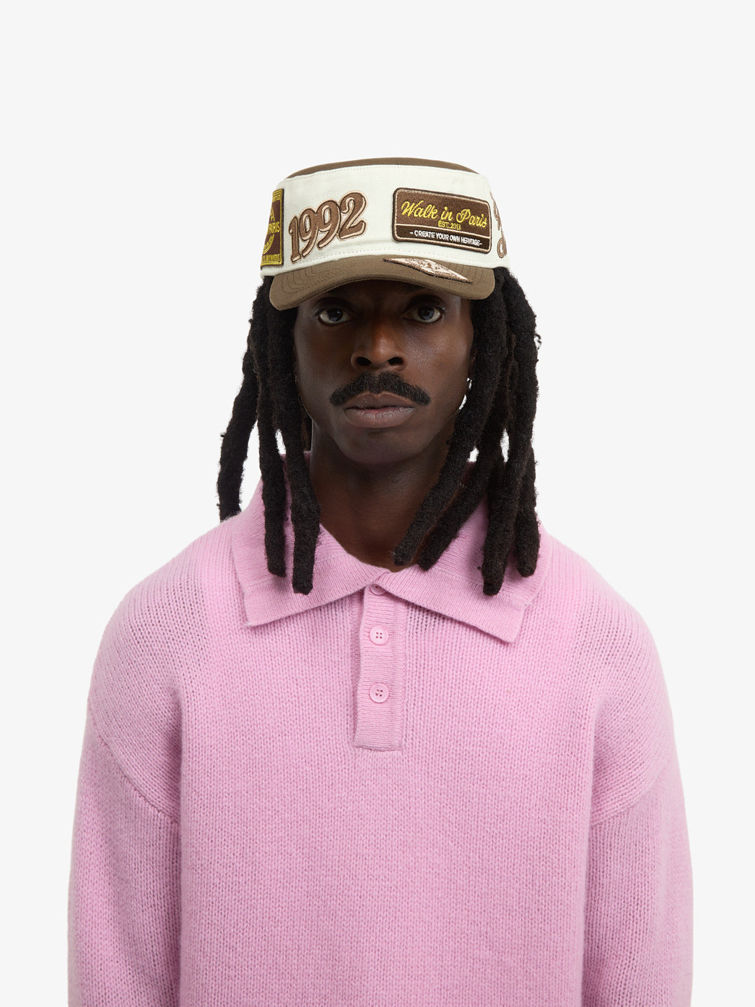 La casquette du Messager à patch marron