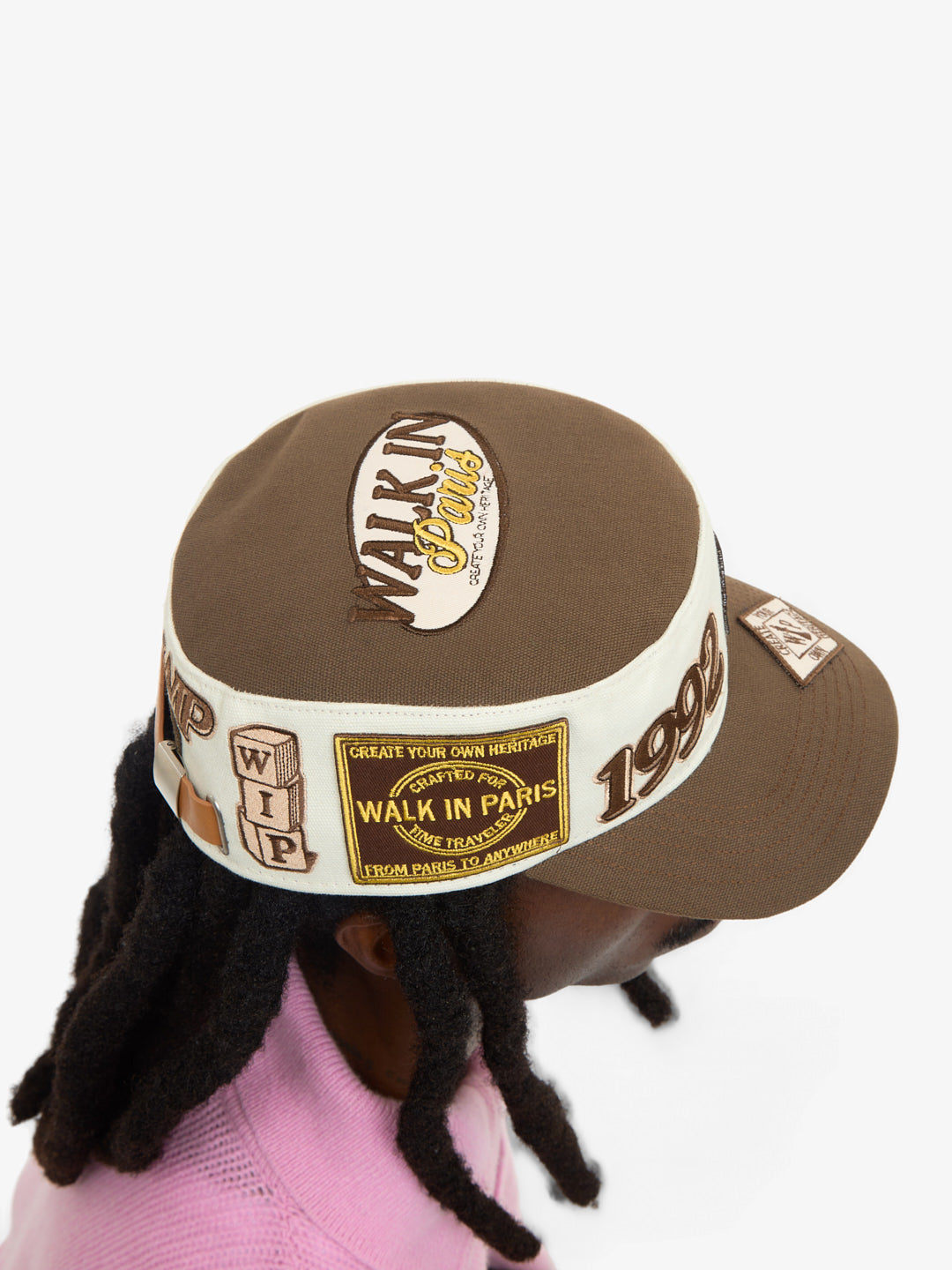 The Messenger brown patch cap