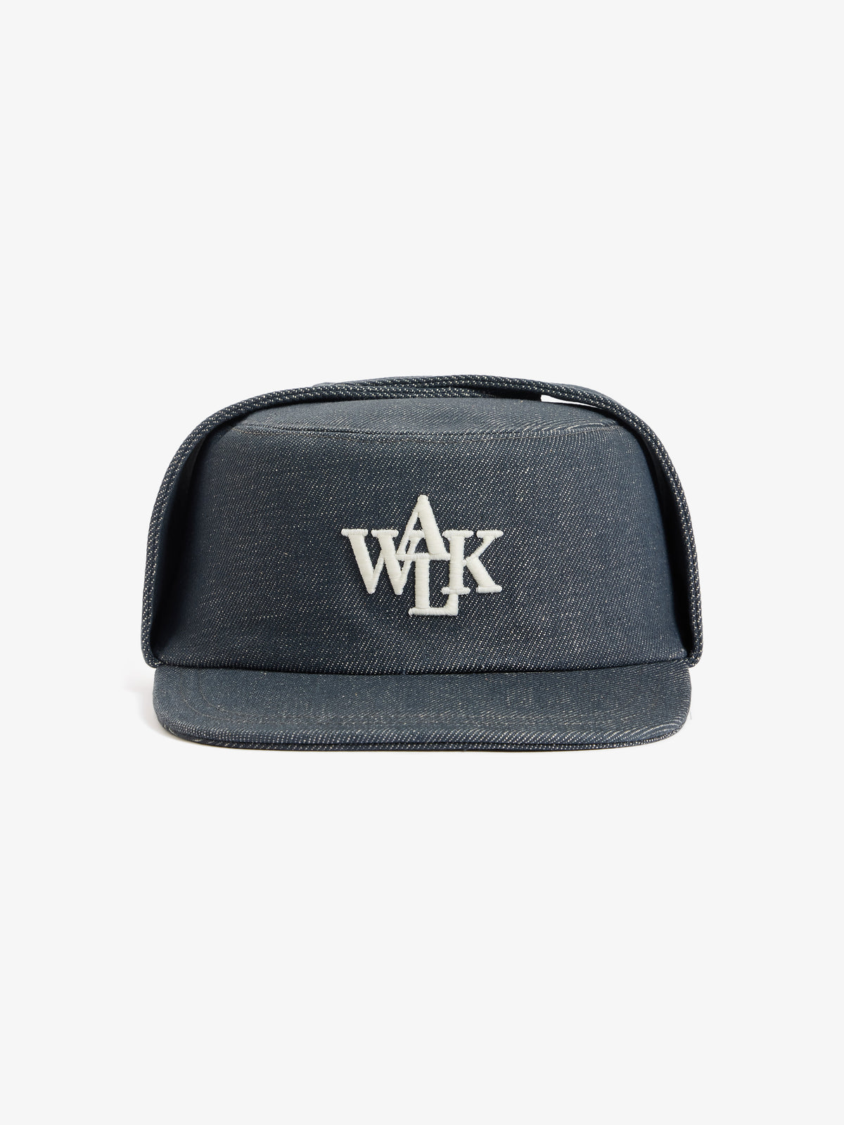 La casquette du postier en denim brut gris