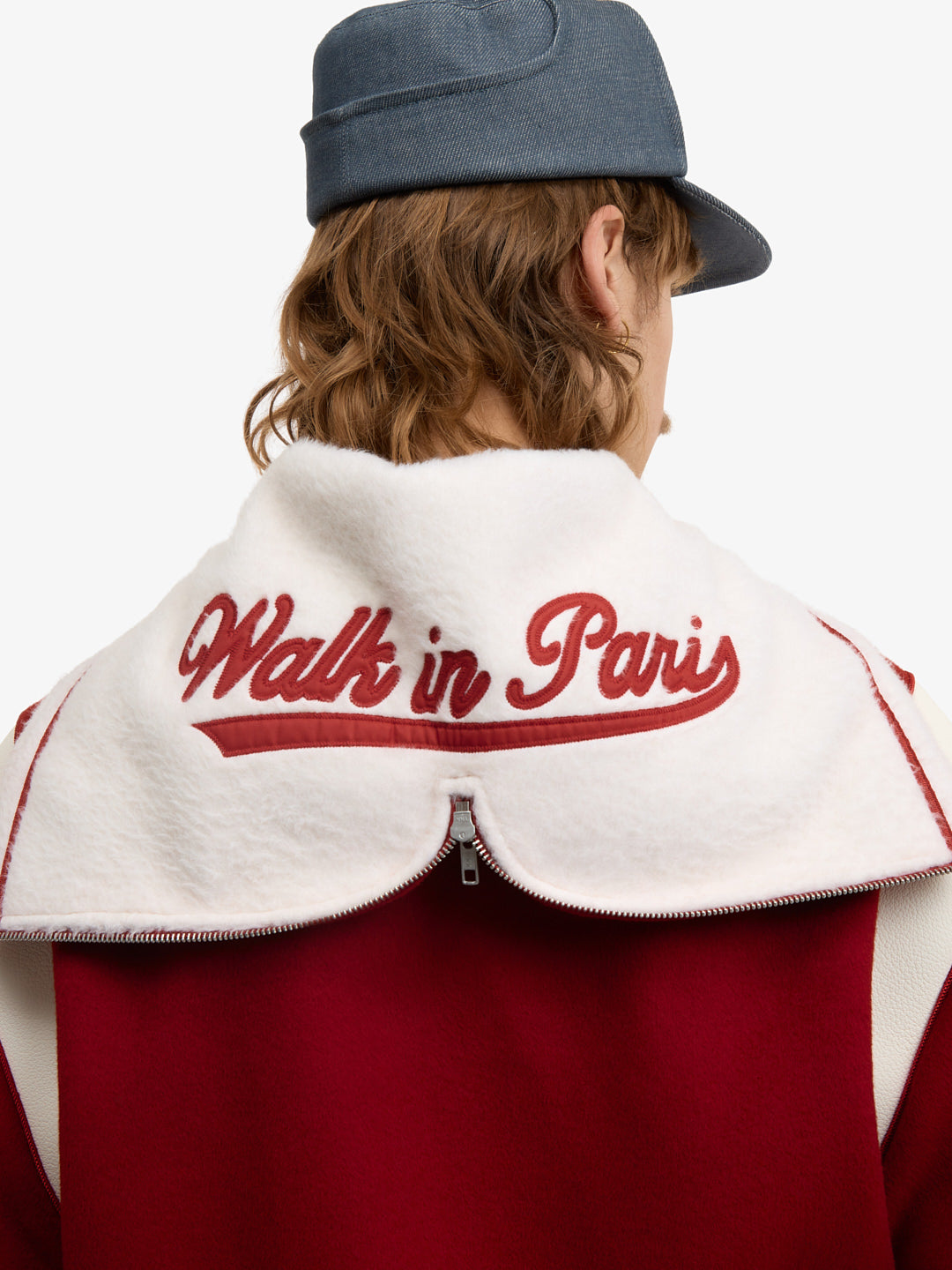 The Postman's Red Wool Varsity Jacket