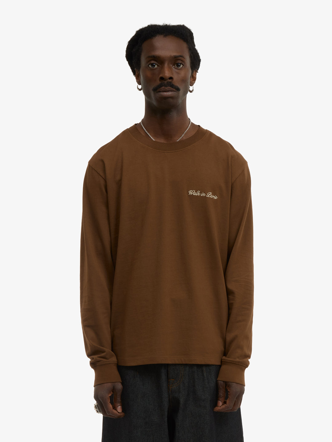Le t-shirt à manches longues Everyday marron