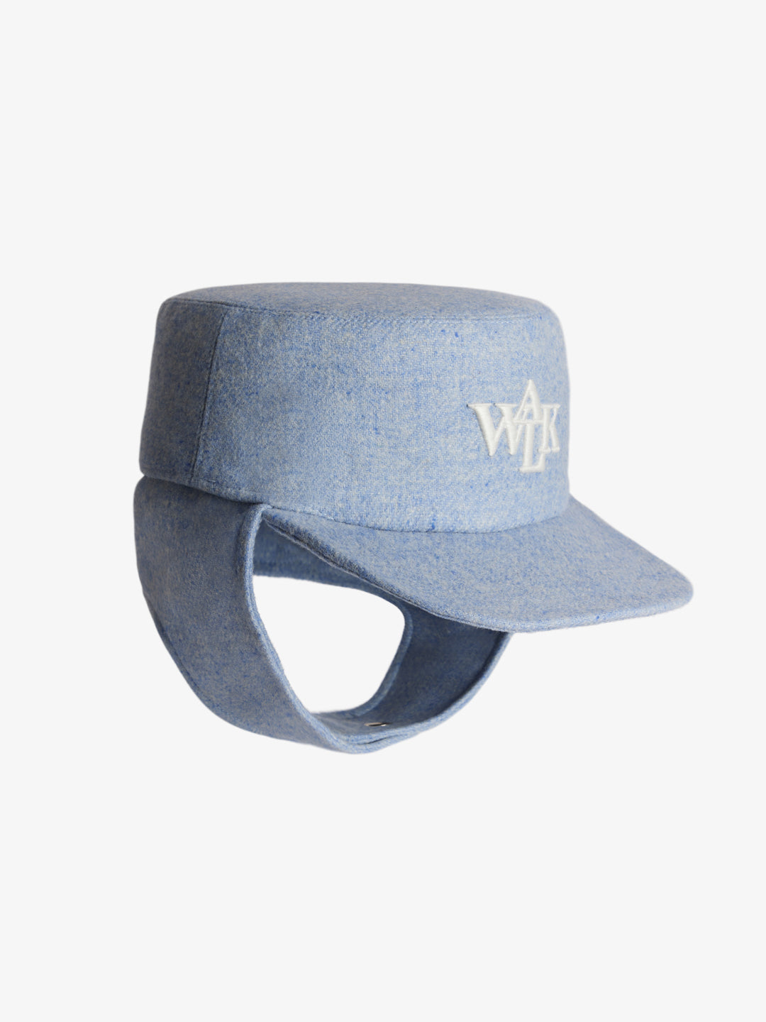 La casquette du postier bleue