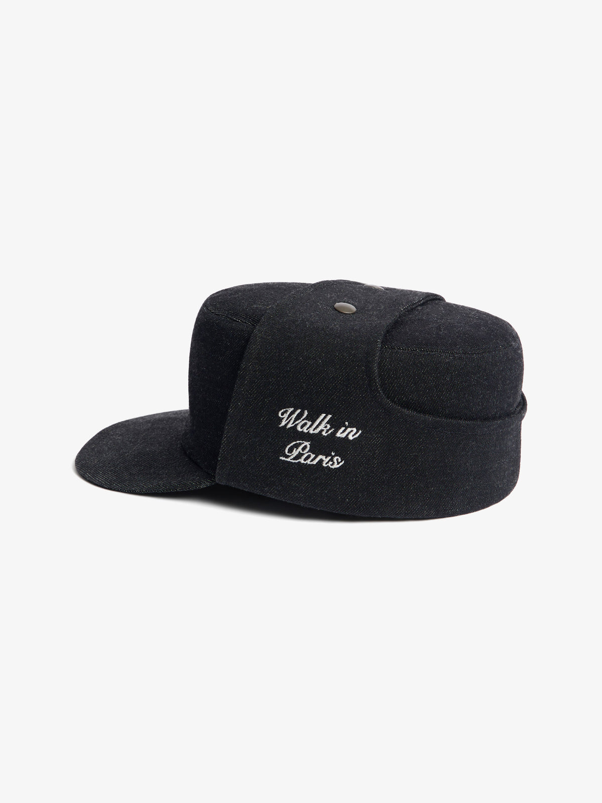 La casquette du postier en denim brut