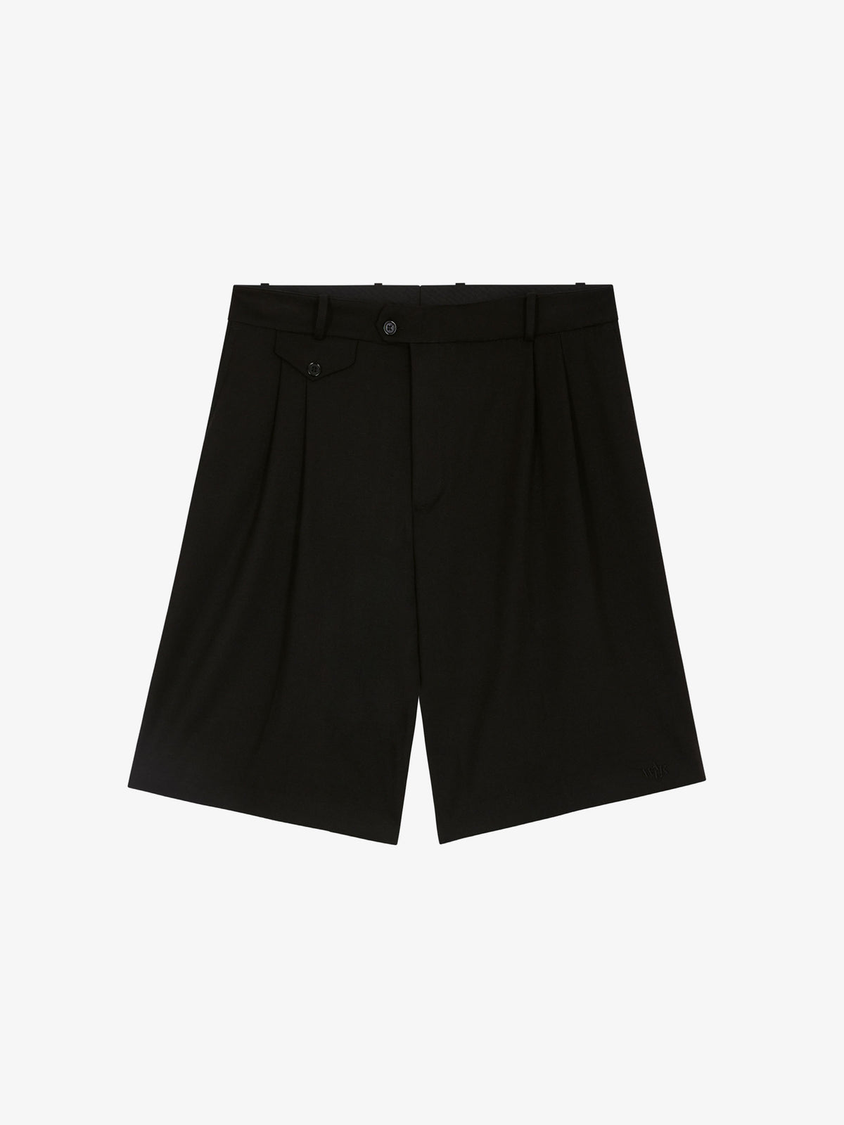 Le short de costume noir