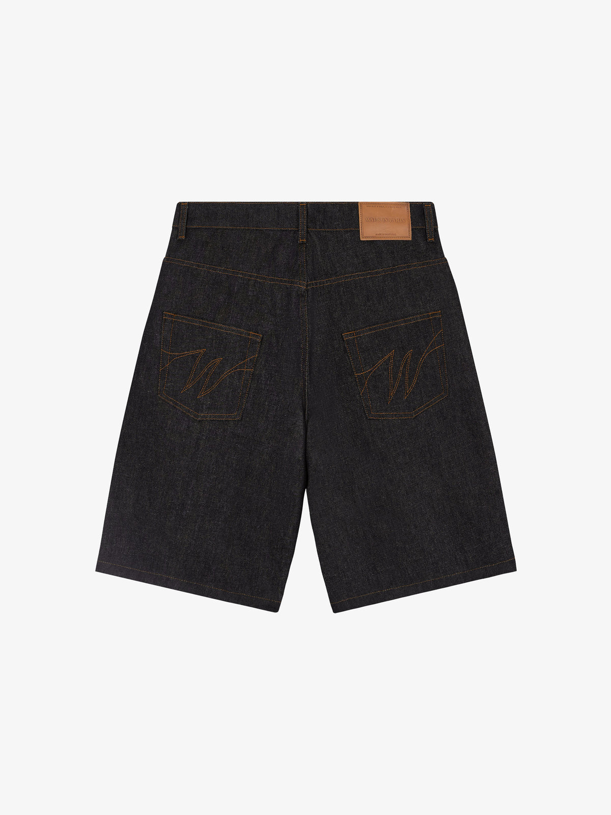 Le short baggy en denim brut