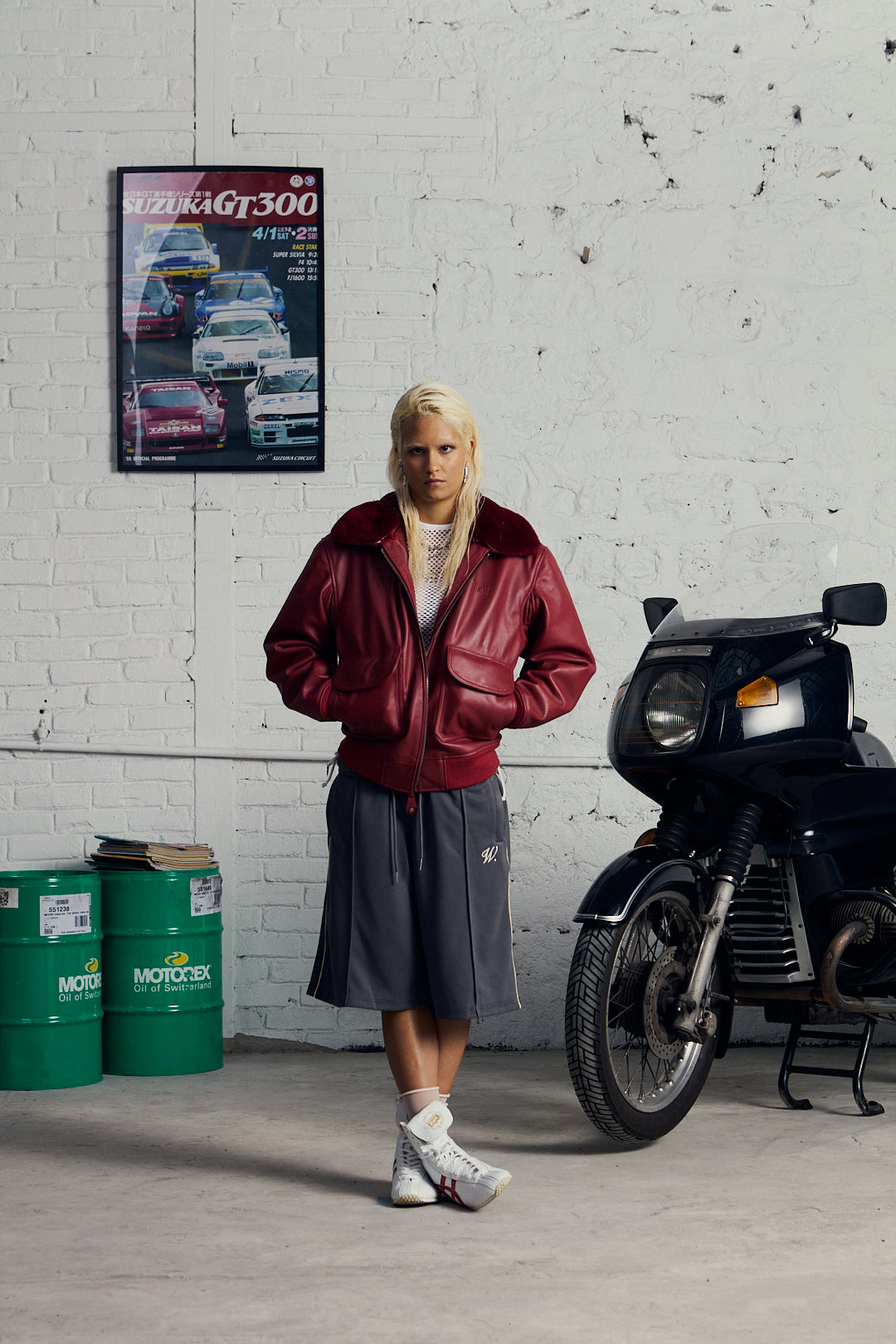 Walk in Paris X Schott NYC ® - The red flight jacket