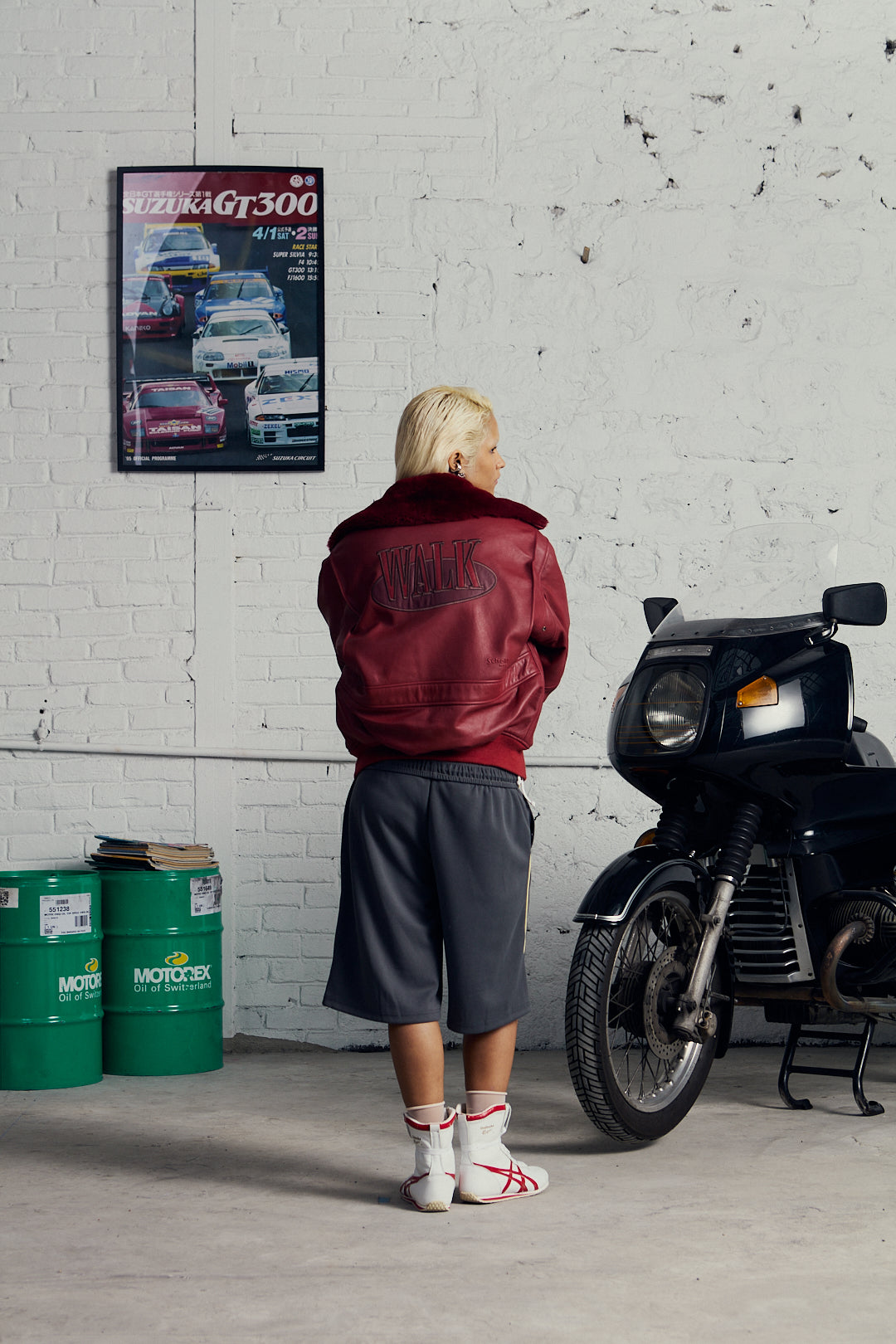 Walk in Paris X Schott NYC ® - The red flight jacket