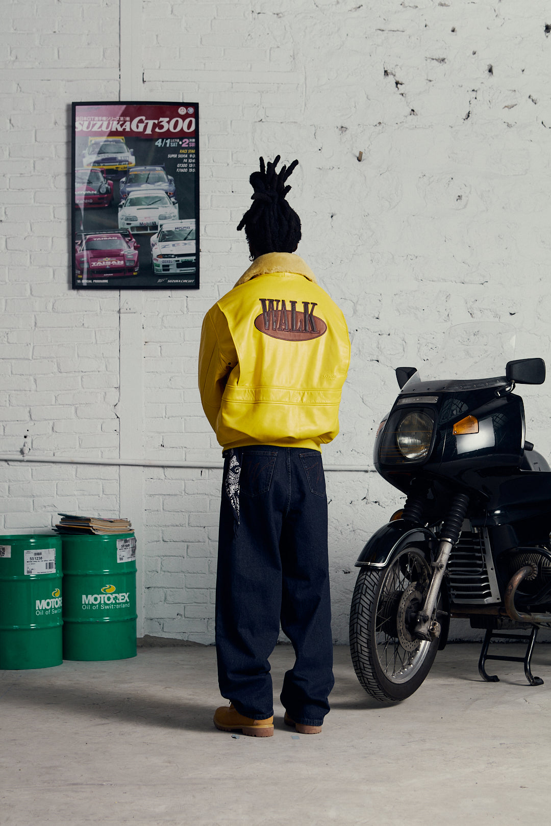 Walk in Paris X Schott NYC ® - The yellow flight jacket