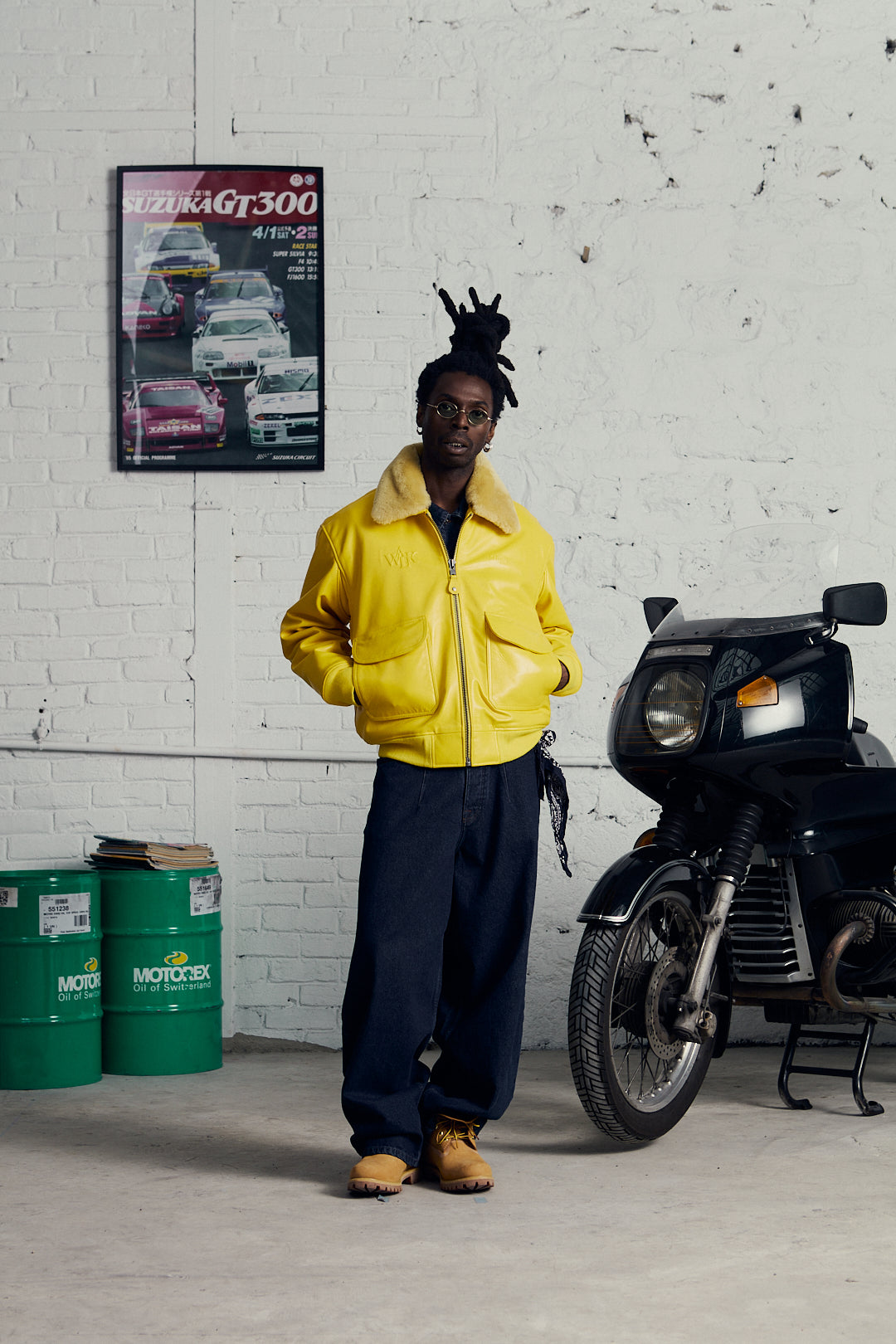 Walk in Paris X Schott NYC ® - The yellow flight jacket 5