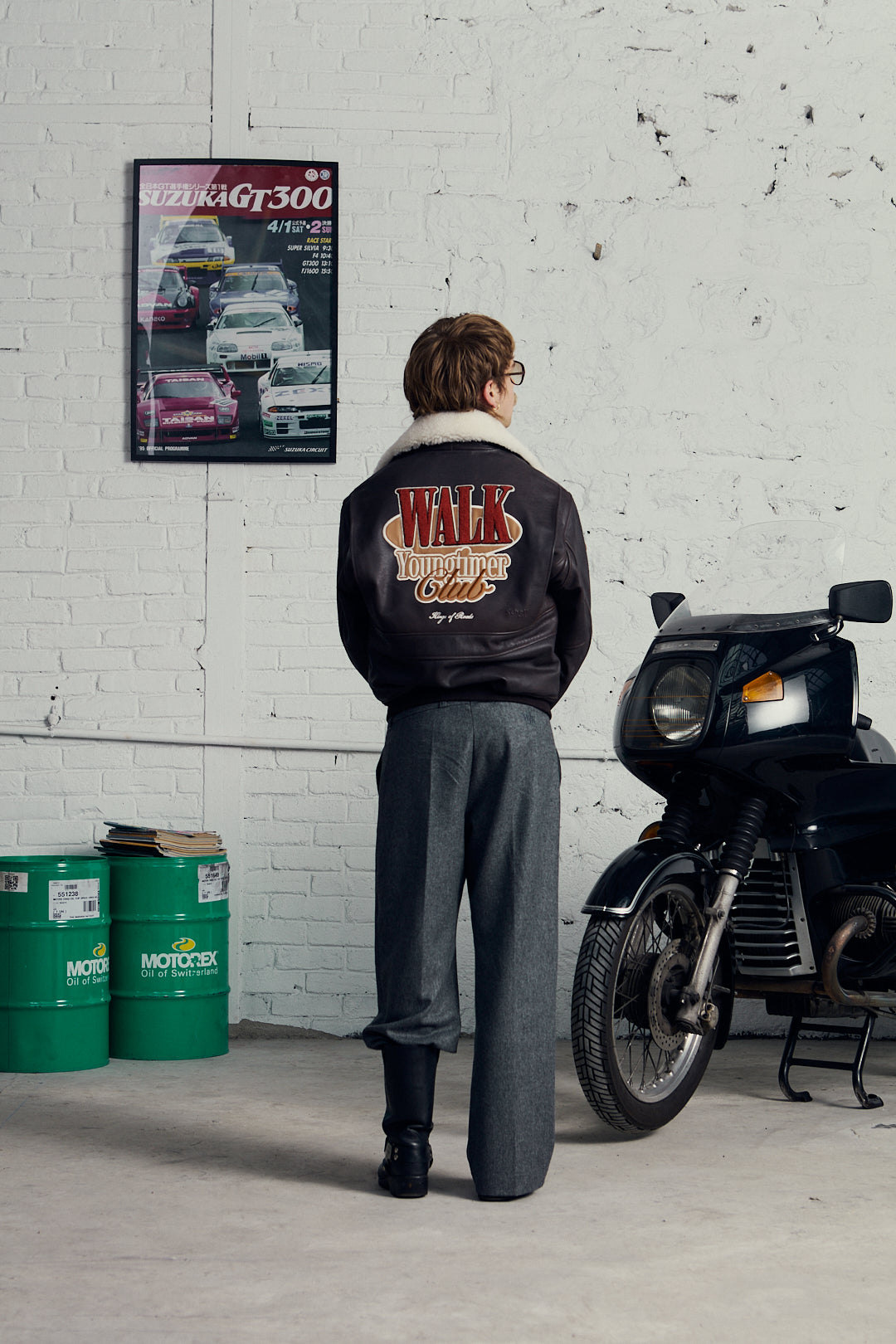 Walk in Paris X Schott NYC ® - La flight jacket marron Youngtimer