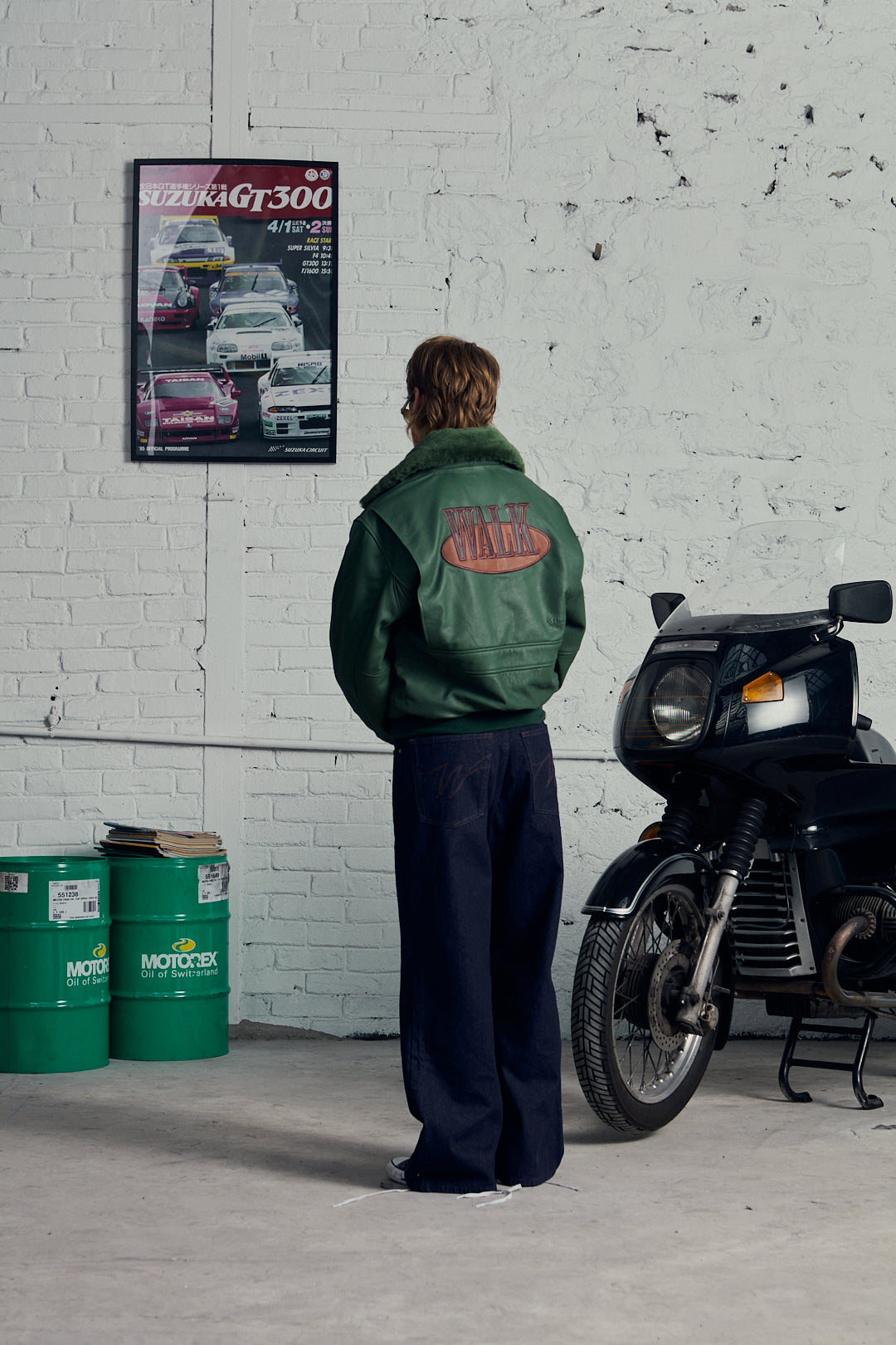 Walk in Paris X Schott NYC ® - The green flight jacket