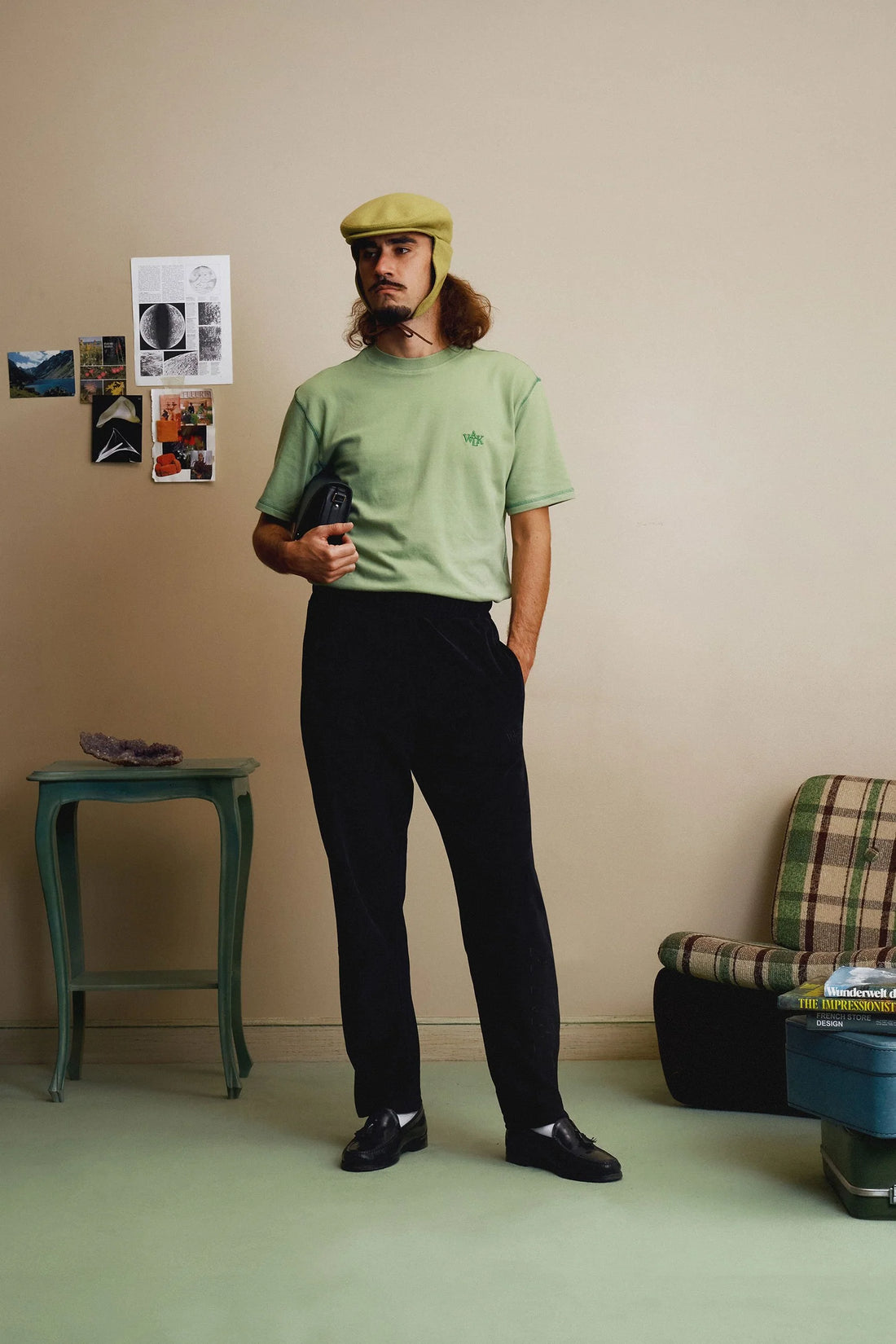 LE JOGGING DE VELOURS NOIR