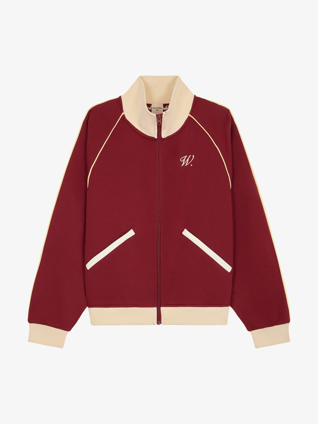 The Signature burgundy jogging jacket