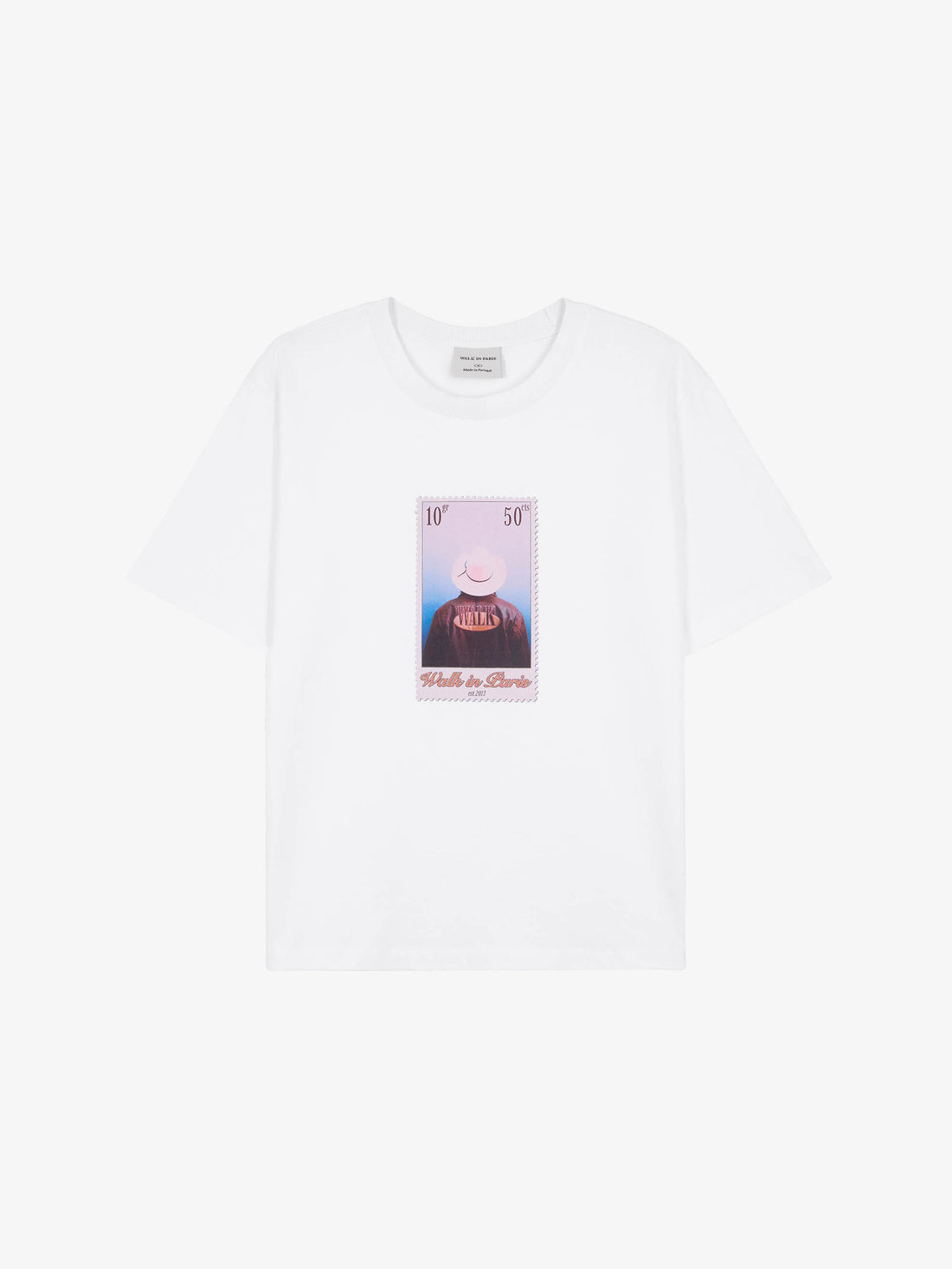 The "Leather Jacket" stamp t-shirt