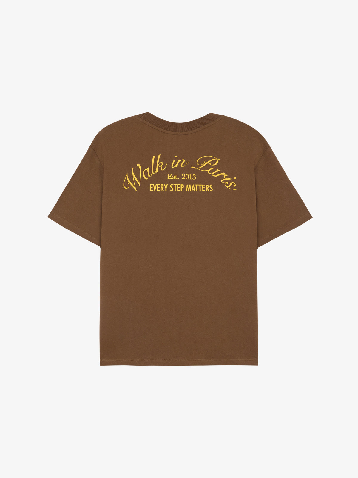 Le t-shirt Signature marron